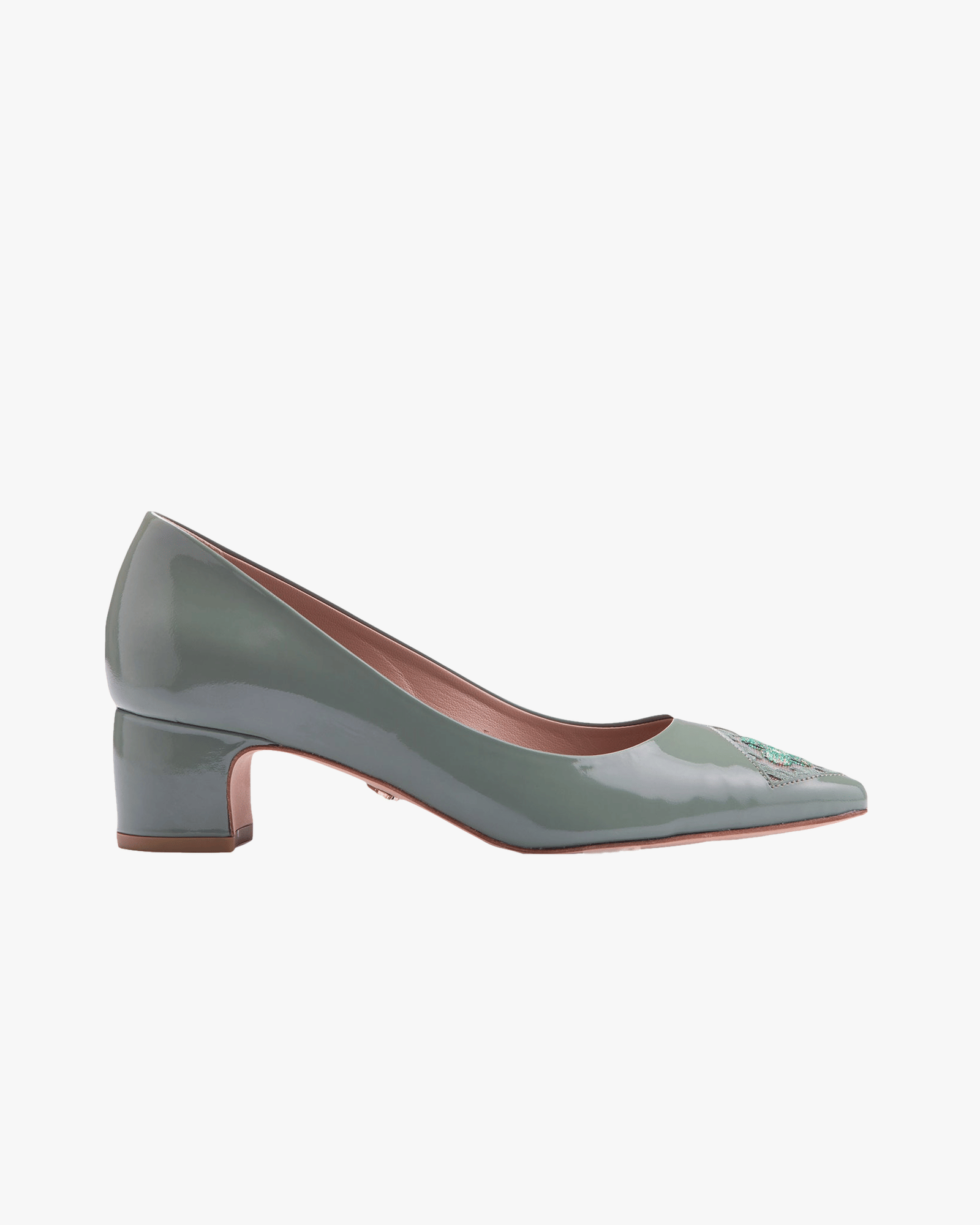 Fiorellini Pump Leather 45 Sea Green in Green made by ATANA