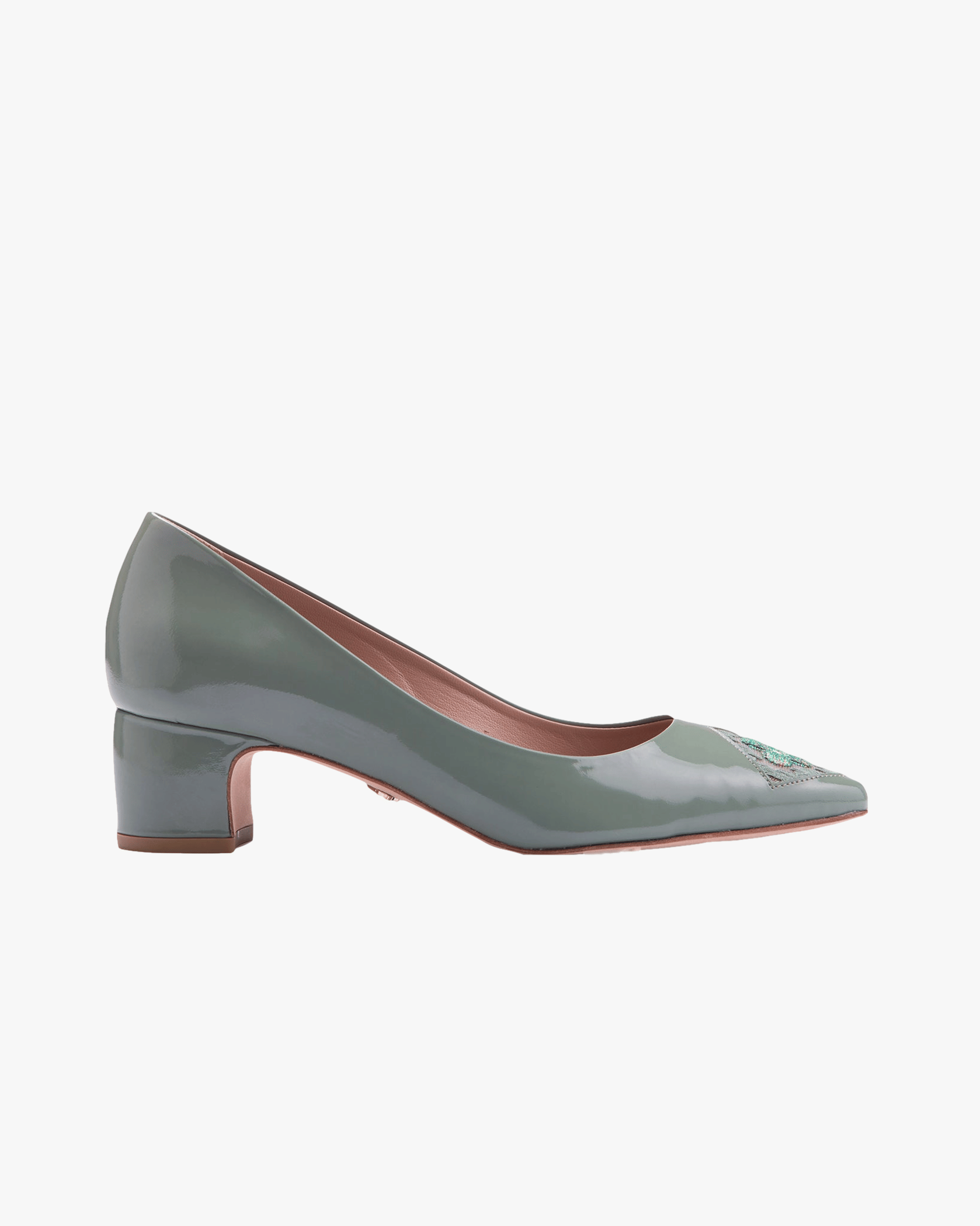 Fiorellini Pump Leather 45 Sea Green in Green made by ATANA