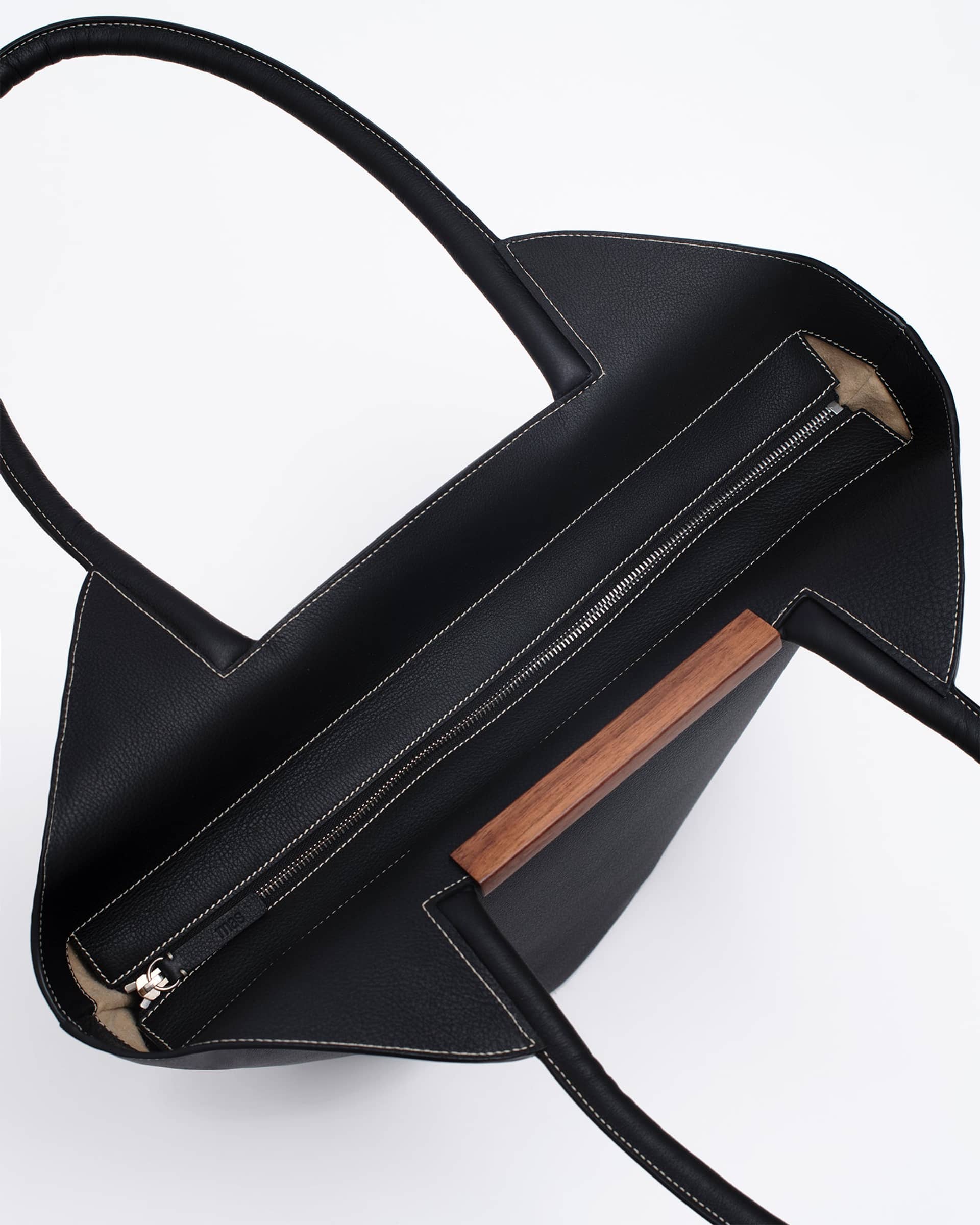 Garden Tote in Black made by mas