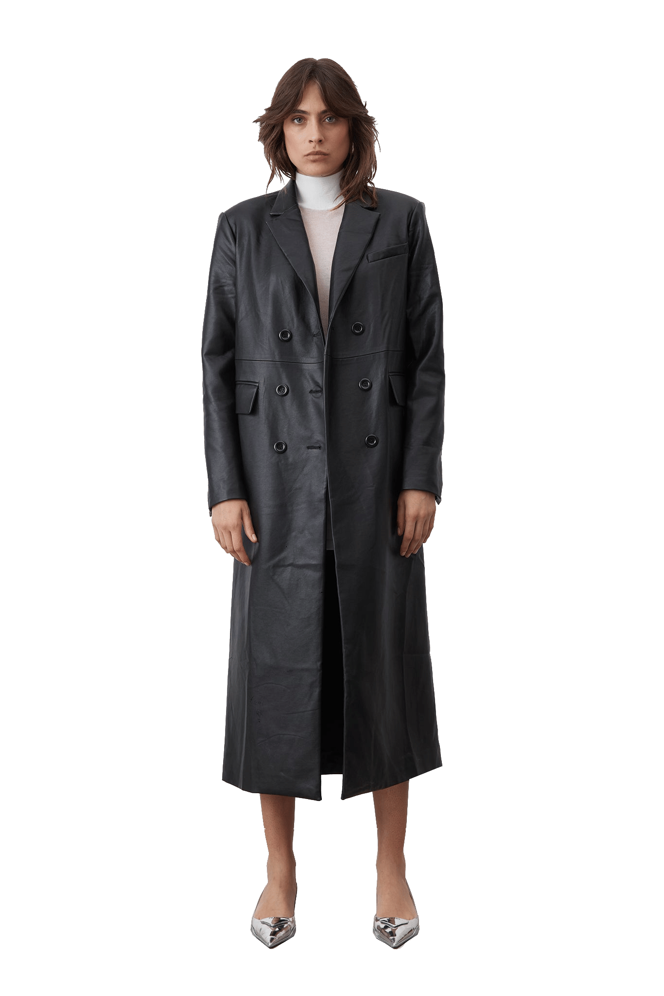 Astrid Long Line Coat made by Atoir