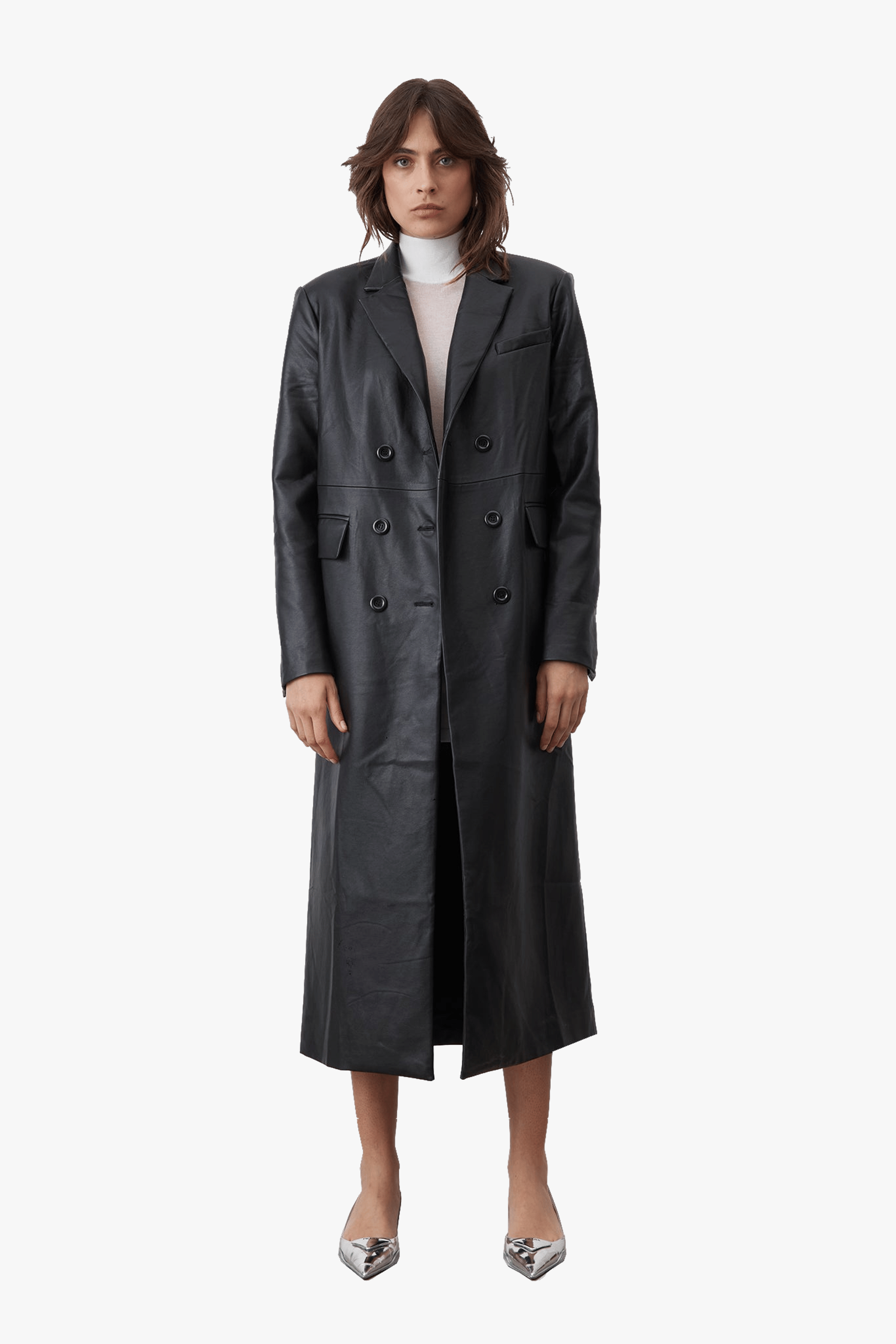 Astrid Long Line Coat made by Atoir