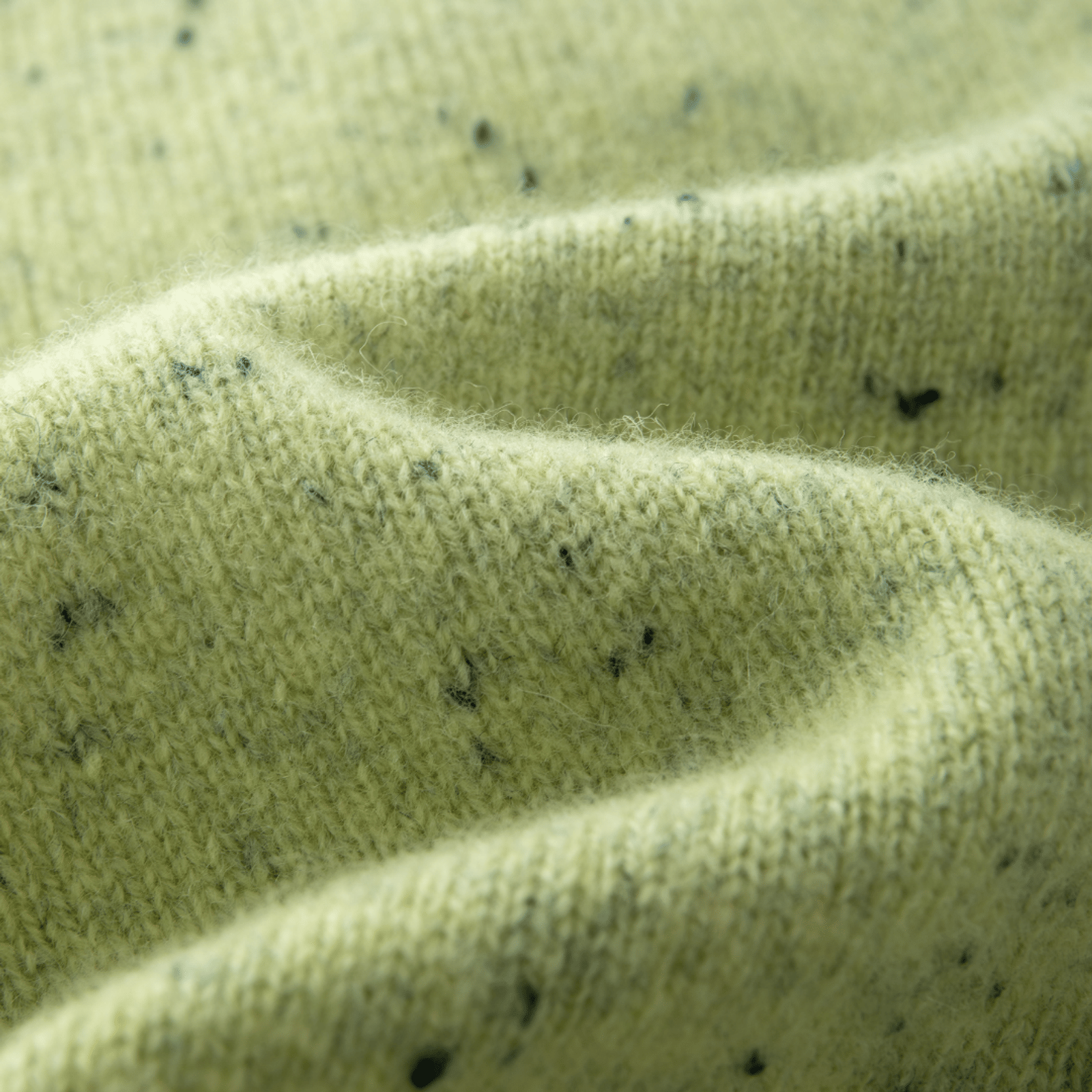 Merino Meadow Speckle Knit Polo Jumper made by CozyU