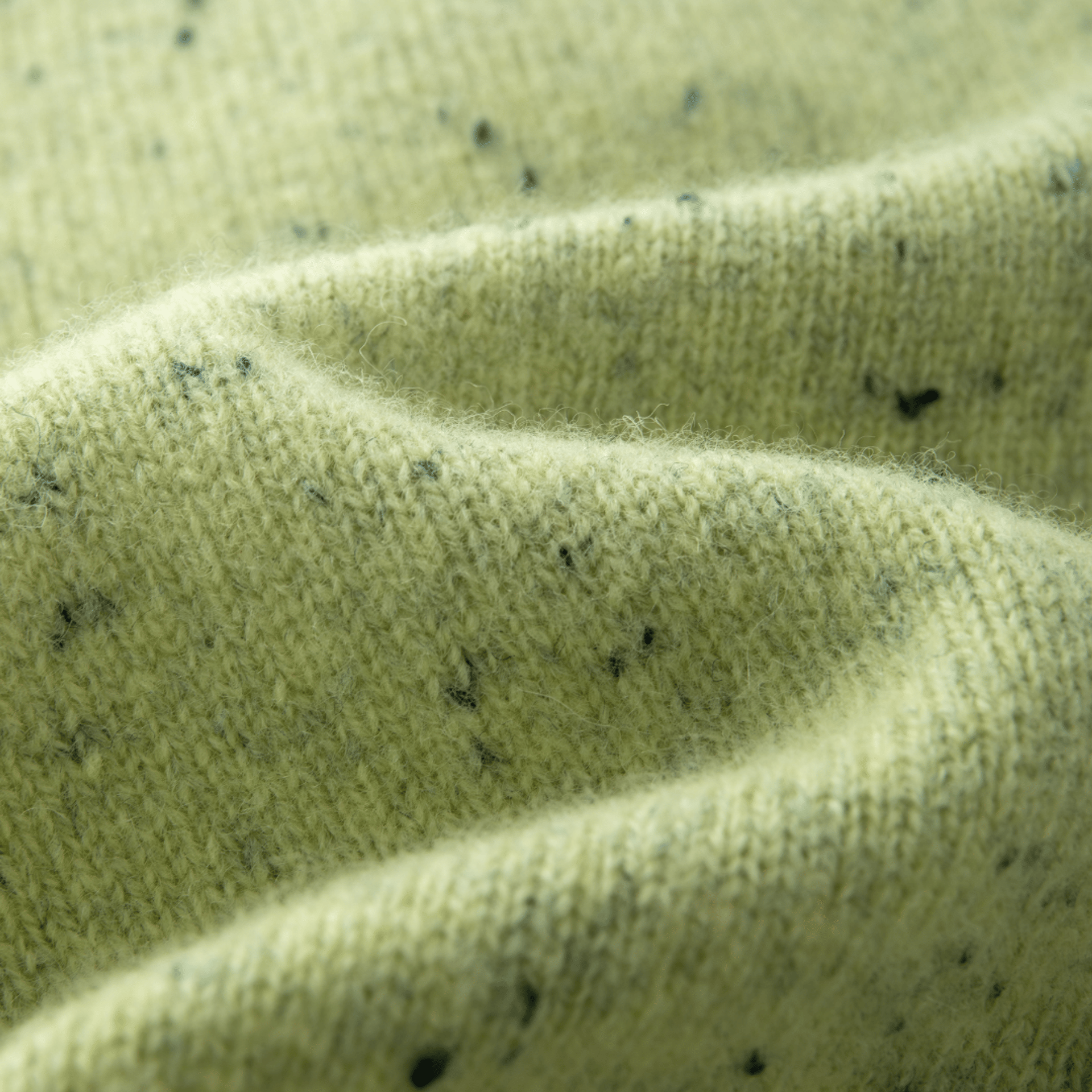 Merino Meadow Speckle Knit Polo Jumper made by CozyU