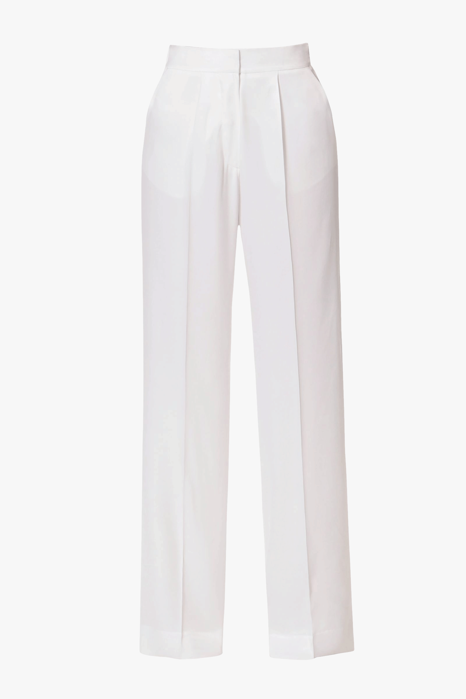 Trousers Jessie Bright White in White made by HALEWSKI