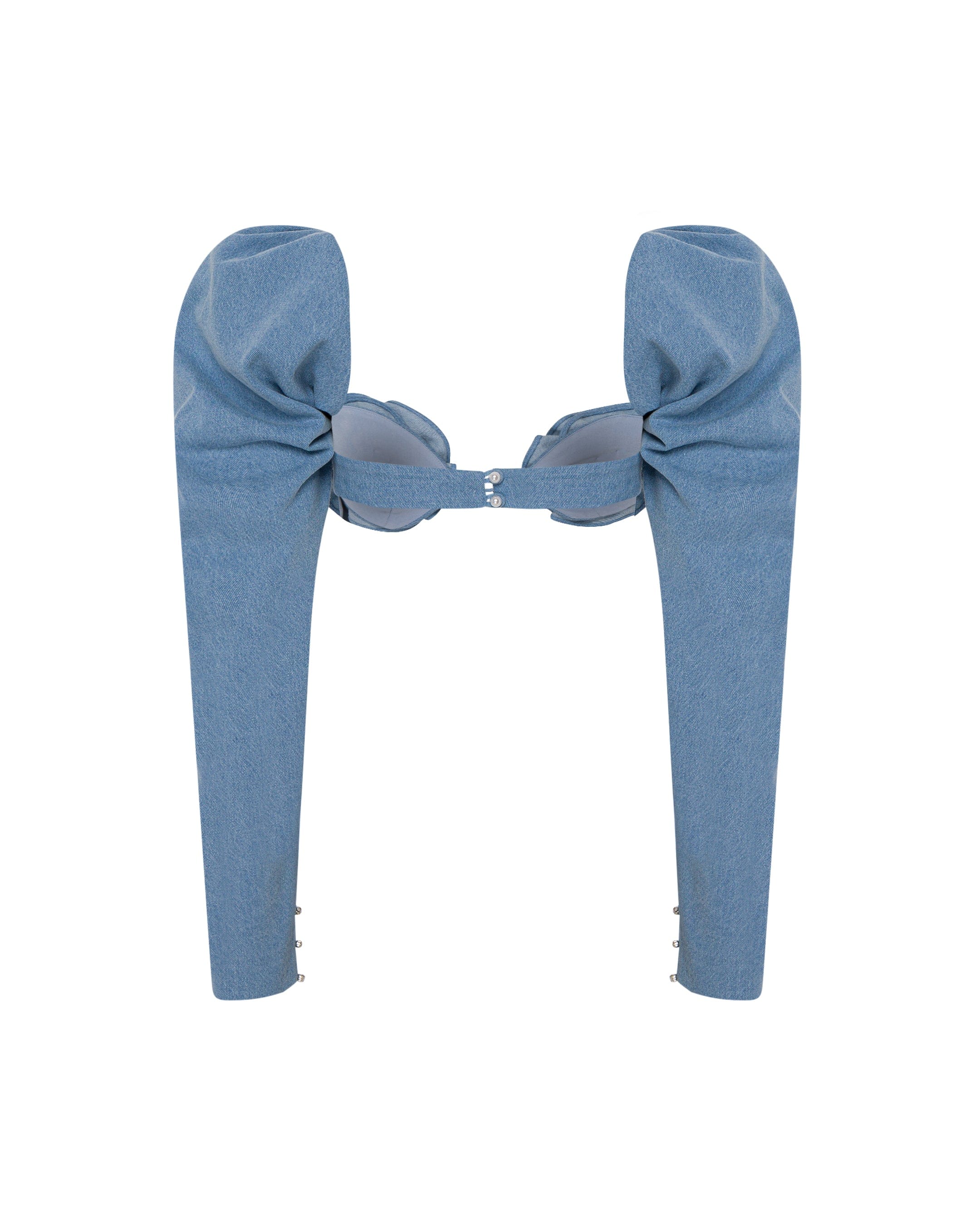 Long Sleeve Camellia Bralette made by ONORI