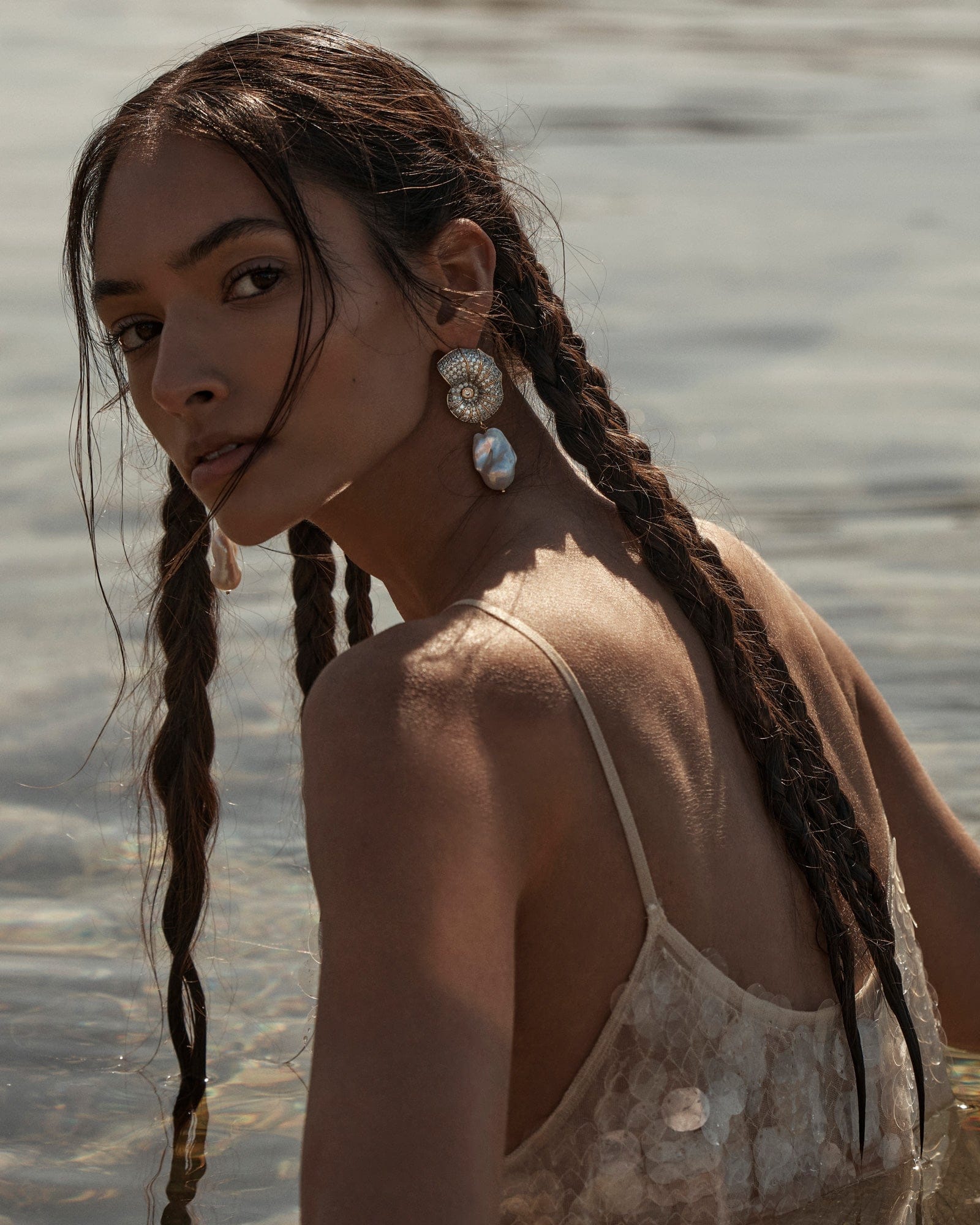 Calista Earrings made by Amber Sceats