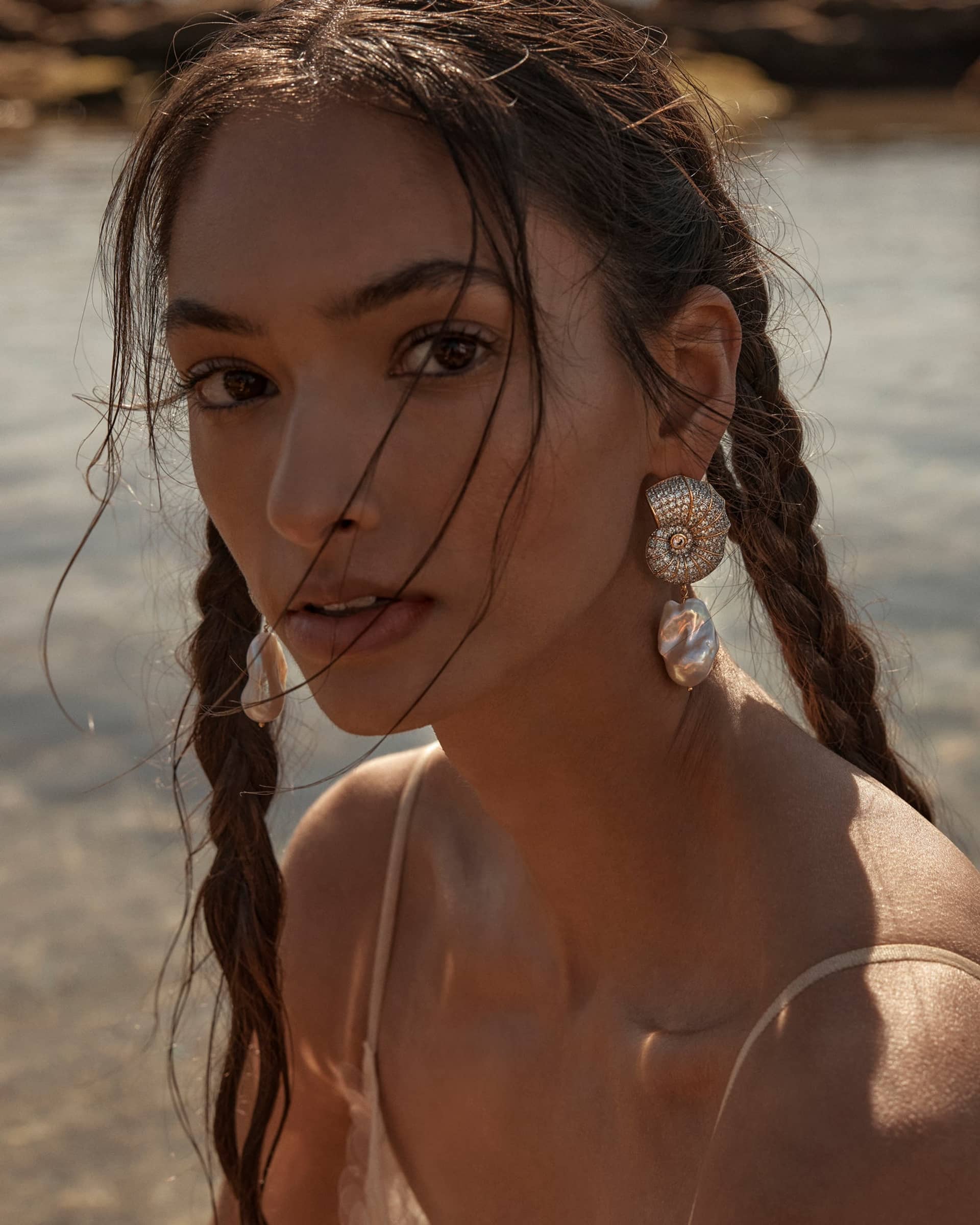 Calista Earrings made by Amber Sceats