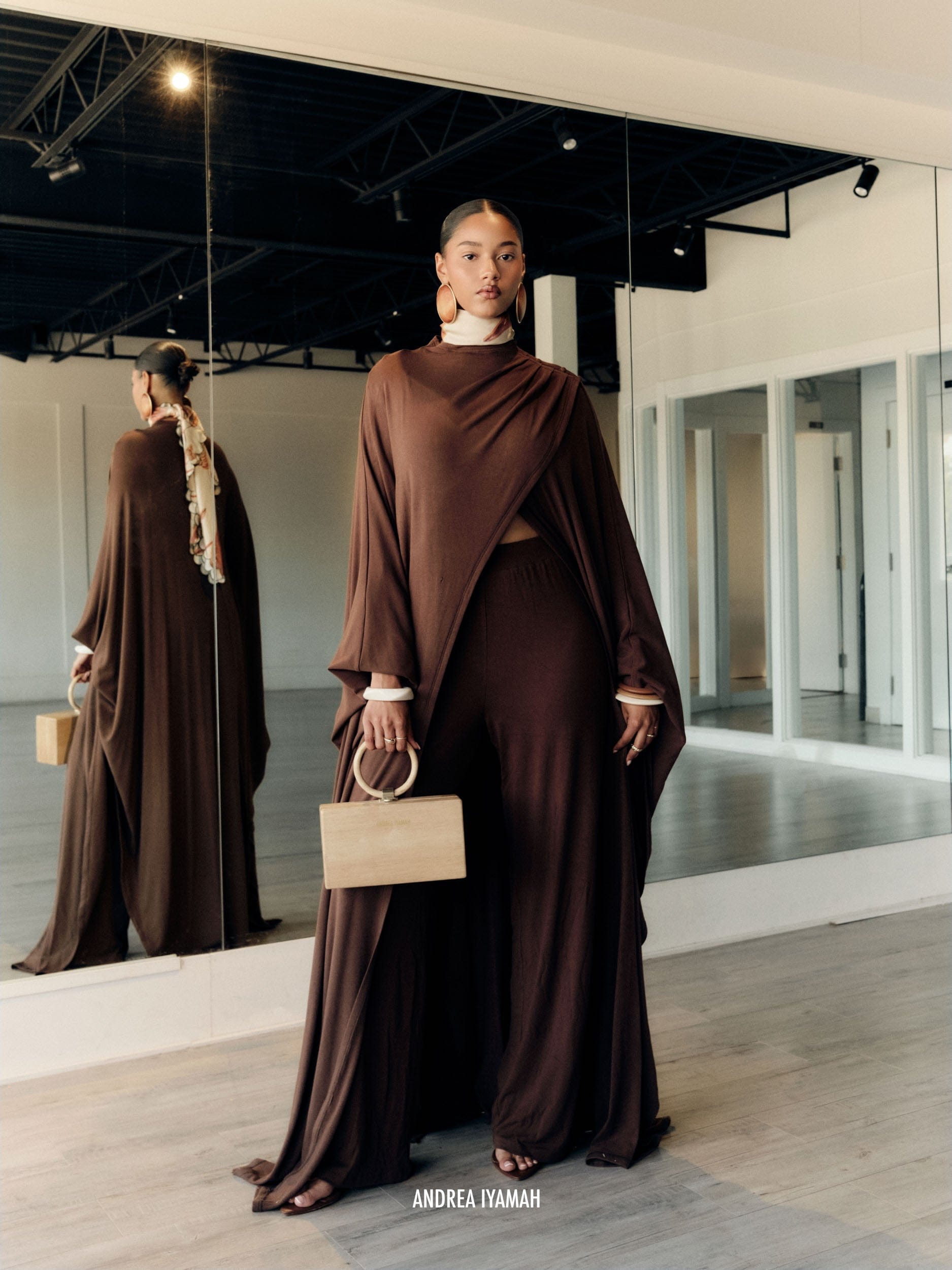 OVU KNIT CAPE made by Andrea Iyamah