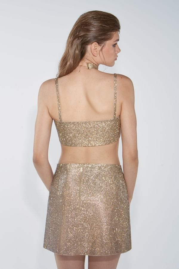 Camille Skirt Vintage Gold made by NUÉ