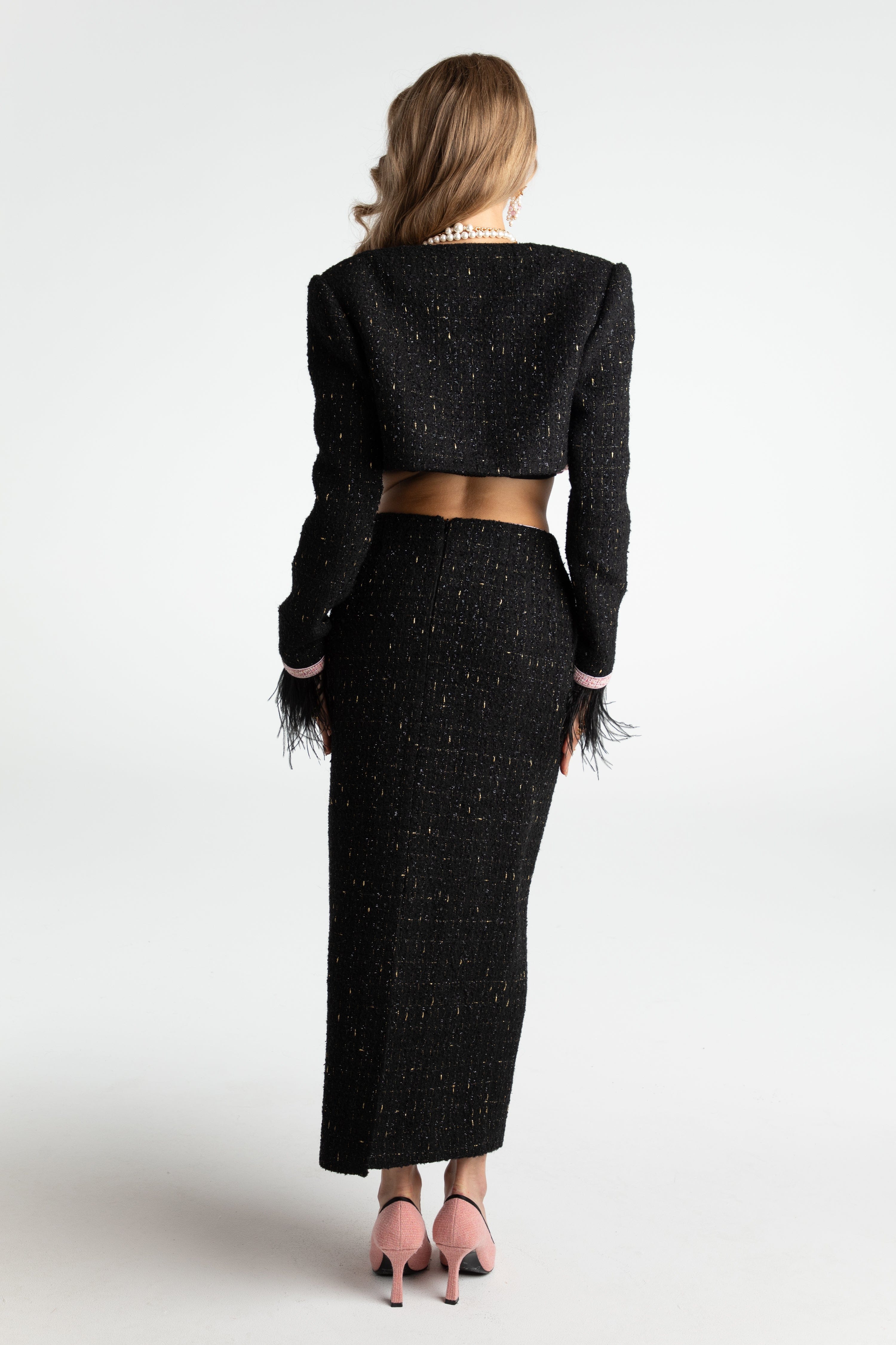 Jaina Tweed Jacket made by Nana Jacqueline