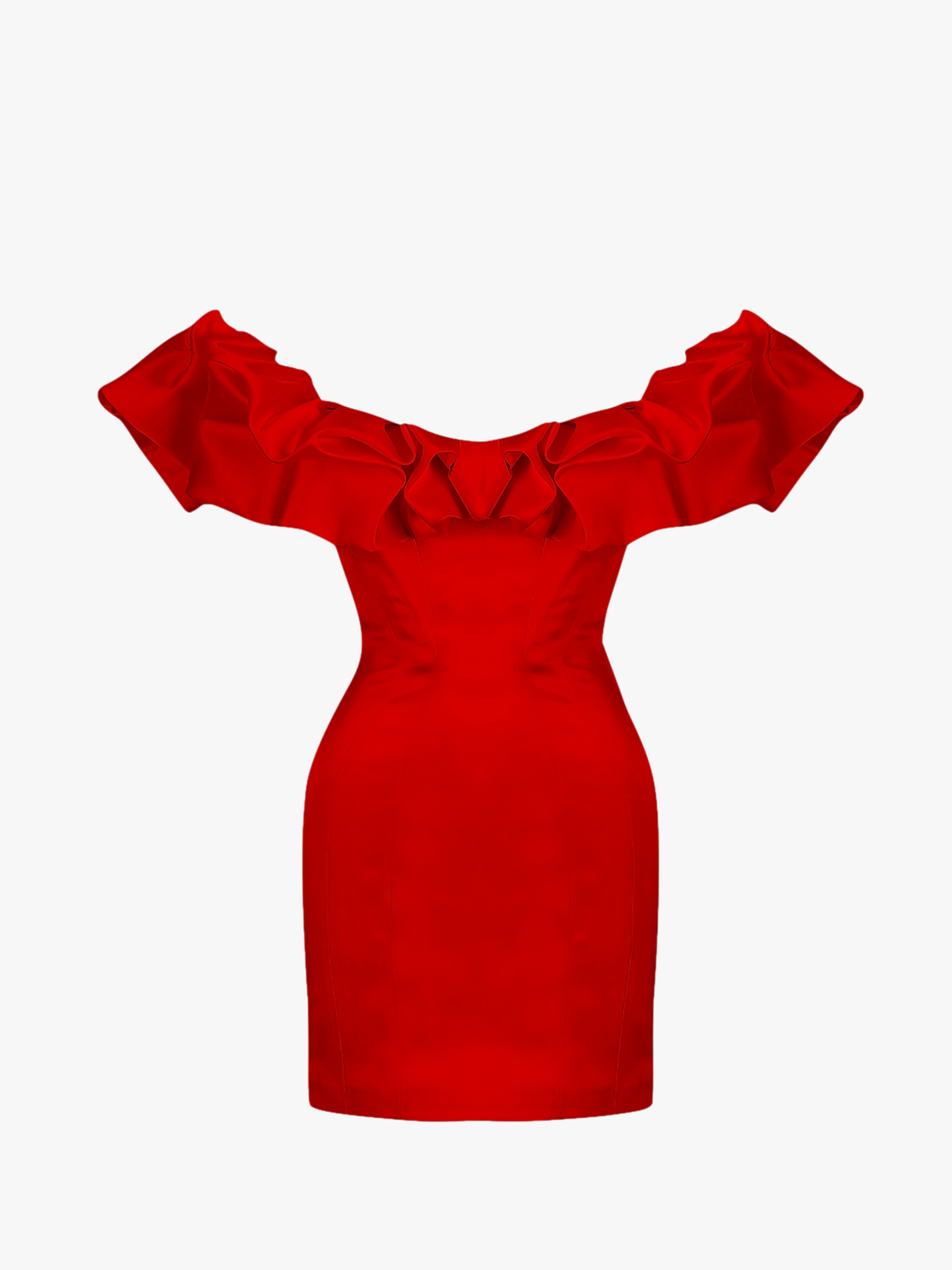 Vienna Dress - Red in Red made by Gigii's