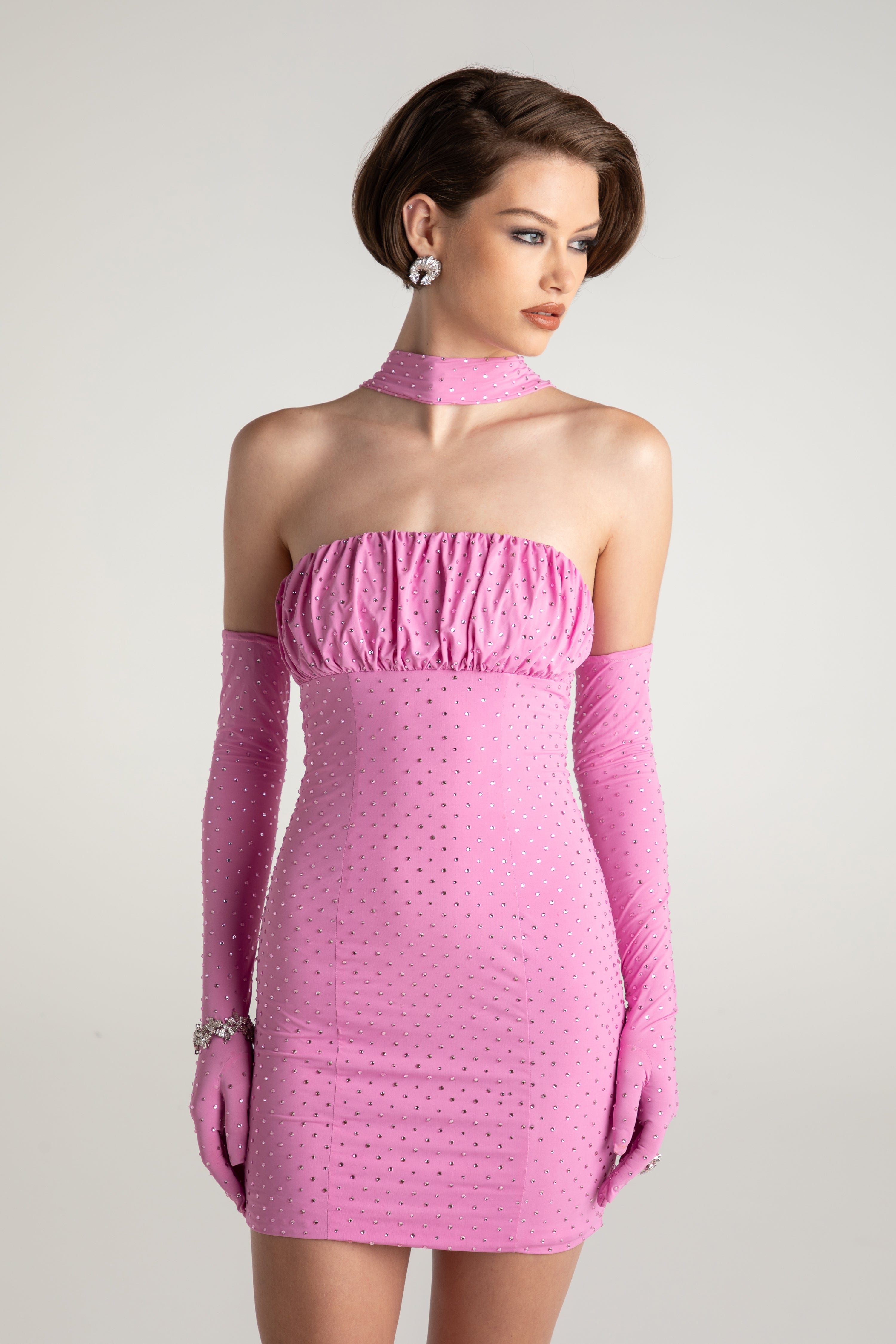 Talia Diamond Dress (Final Sale) in Pink made by Nana Jacqueline