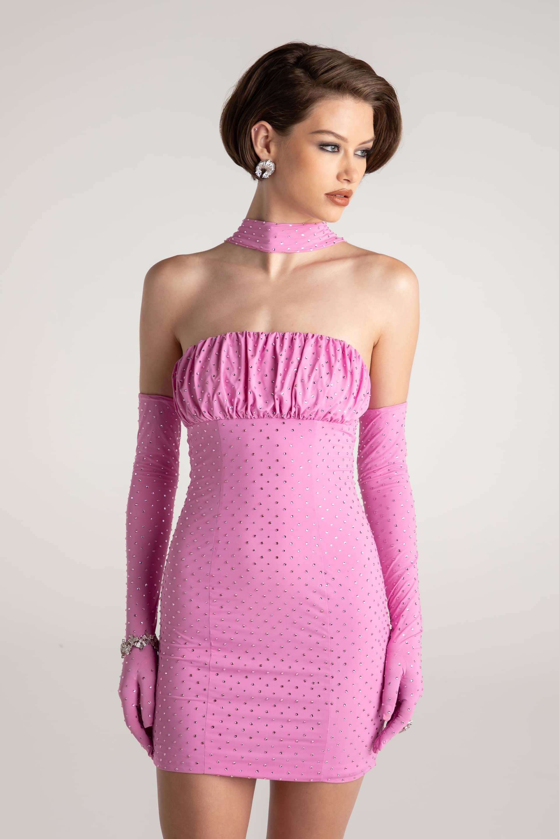 Talia Diamond Dress (Final Sale) in Pink made by Nana Jacqueline