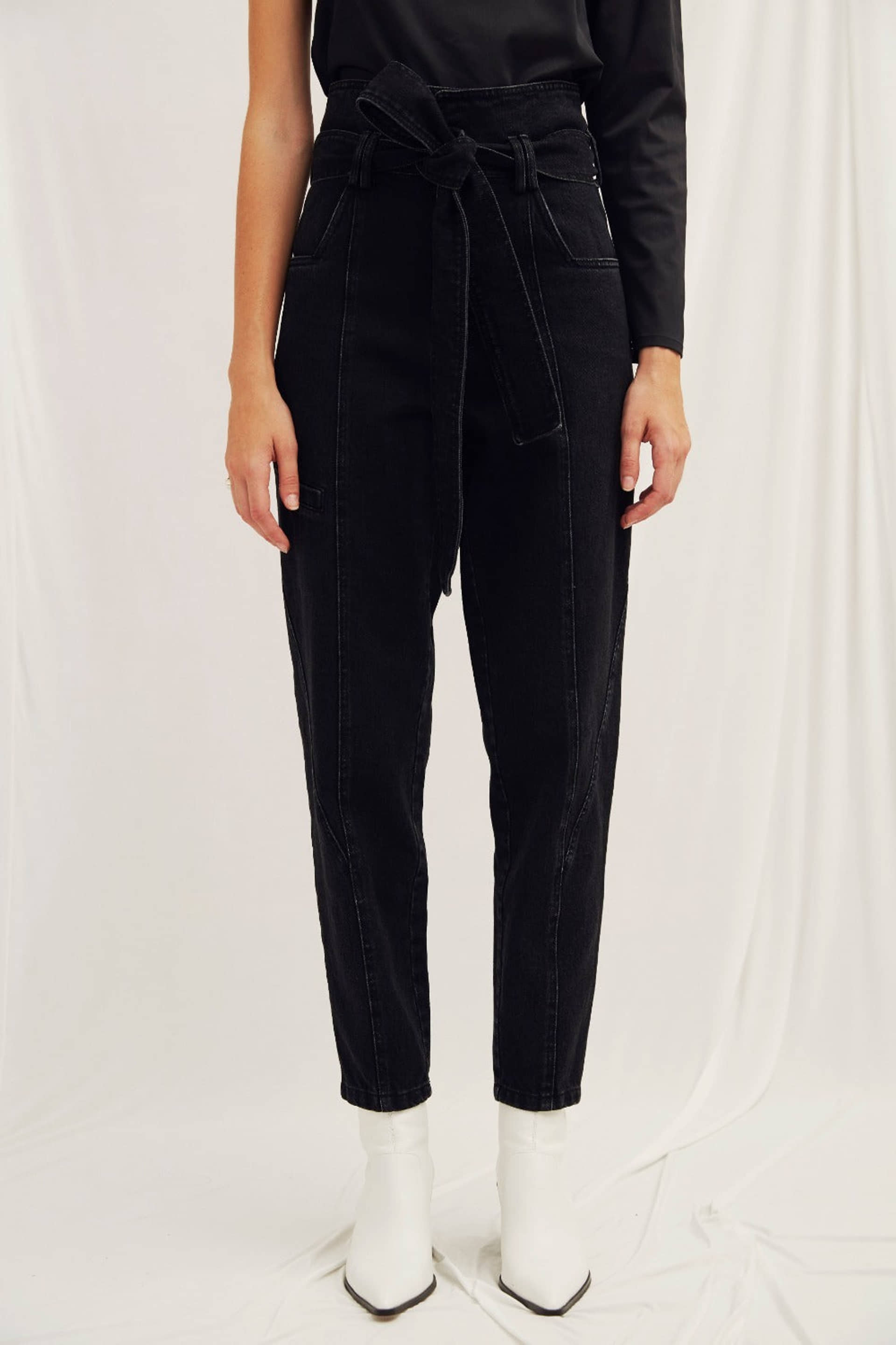 Frena High Weist Denim Pants made by Nazli Ceren