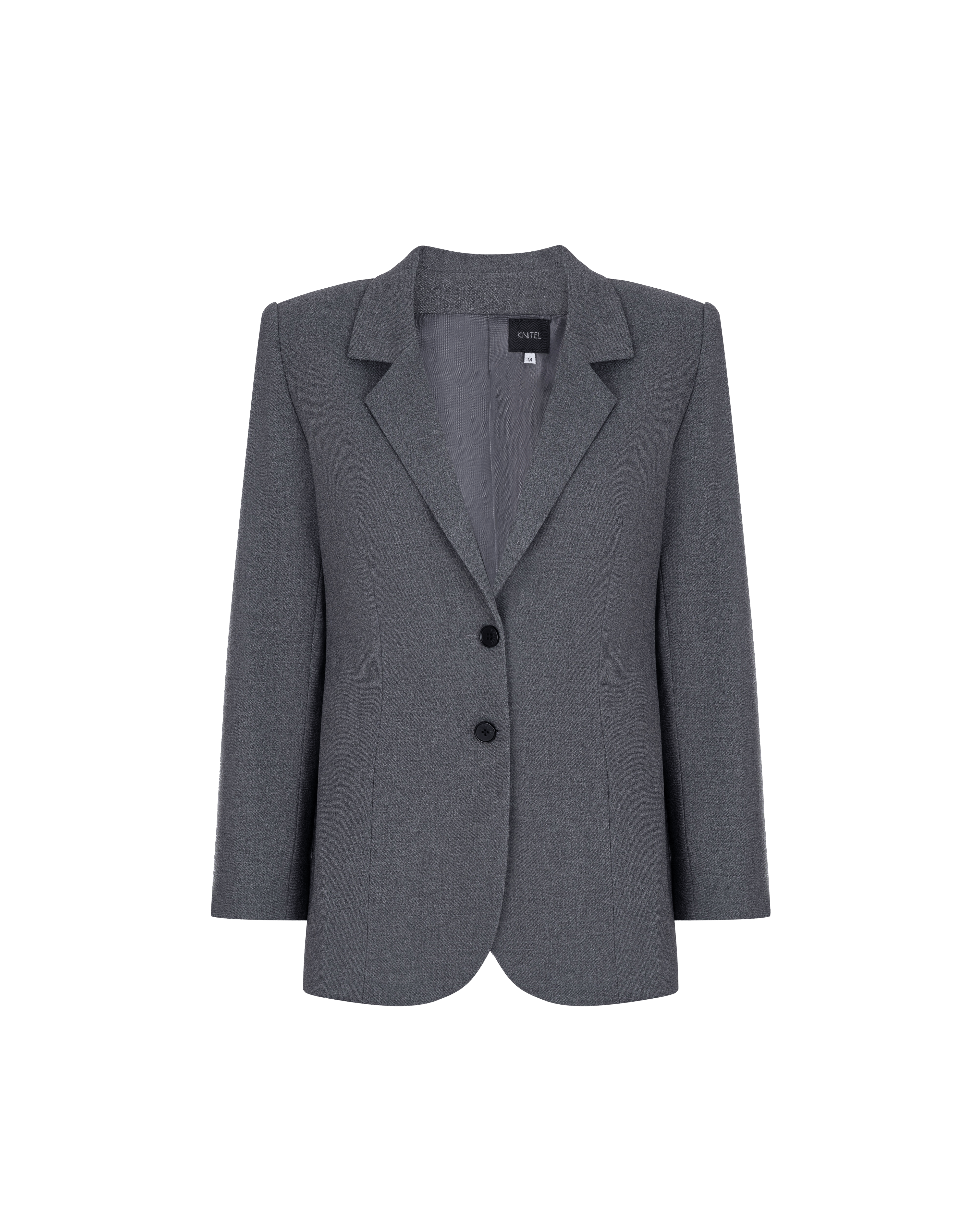 Grey jacket made by KNITEL