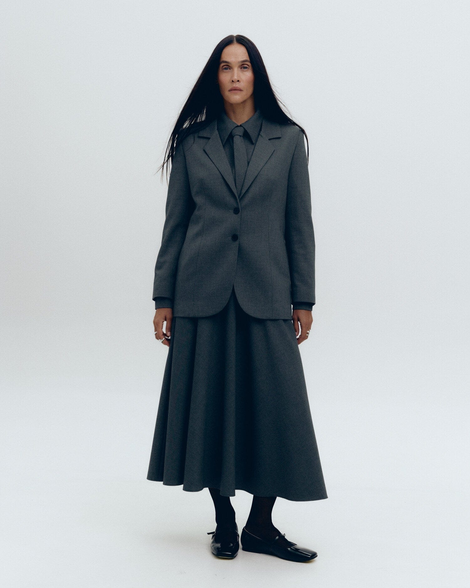 Grey jacket made by KNITEL