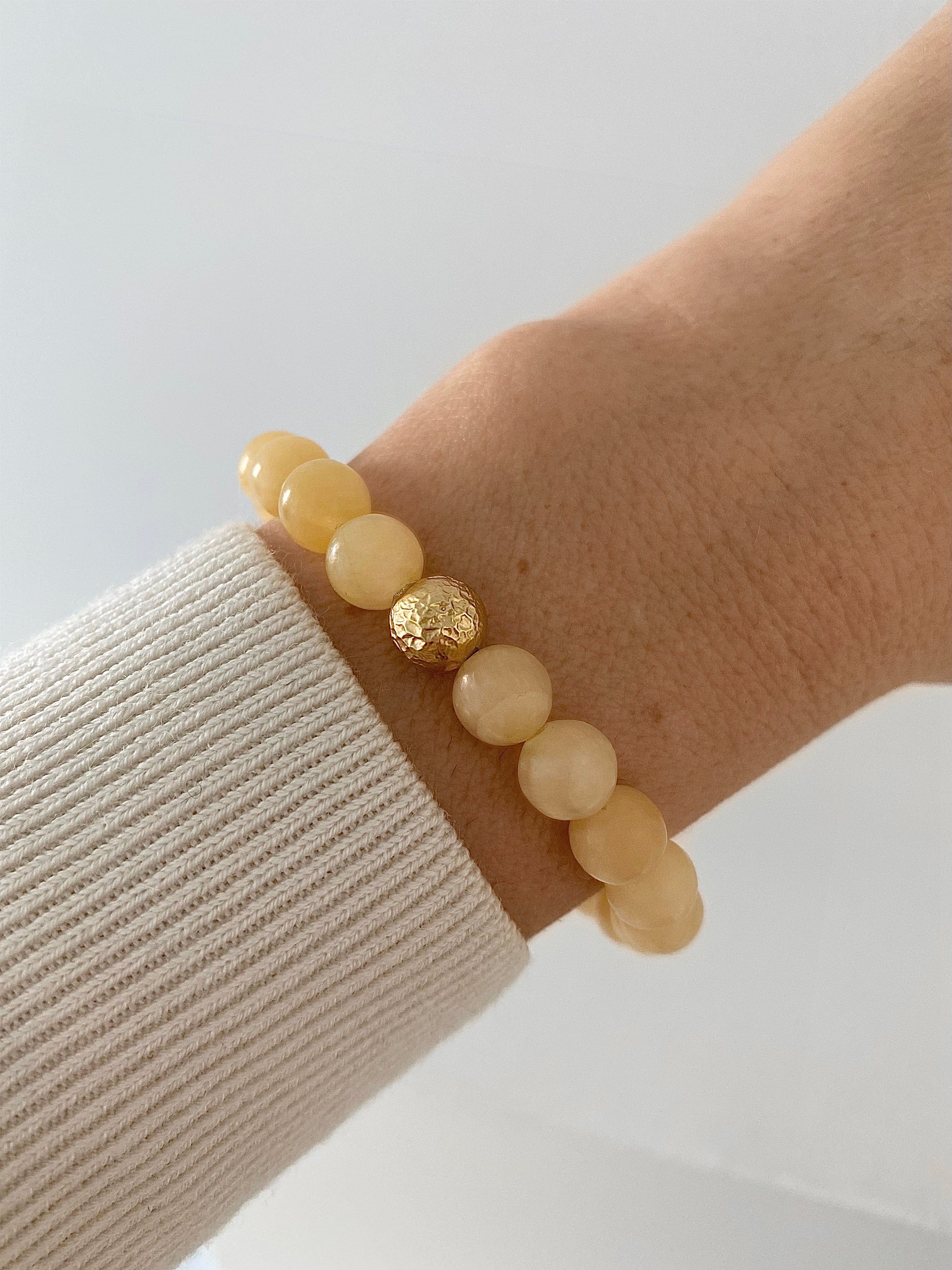 Honey Calcite Bracelet made by Eva Remenyi