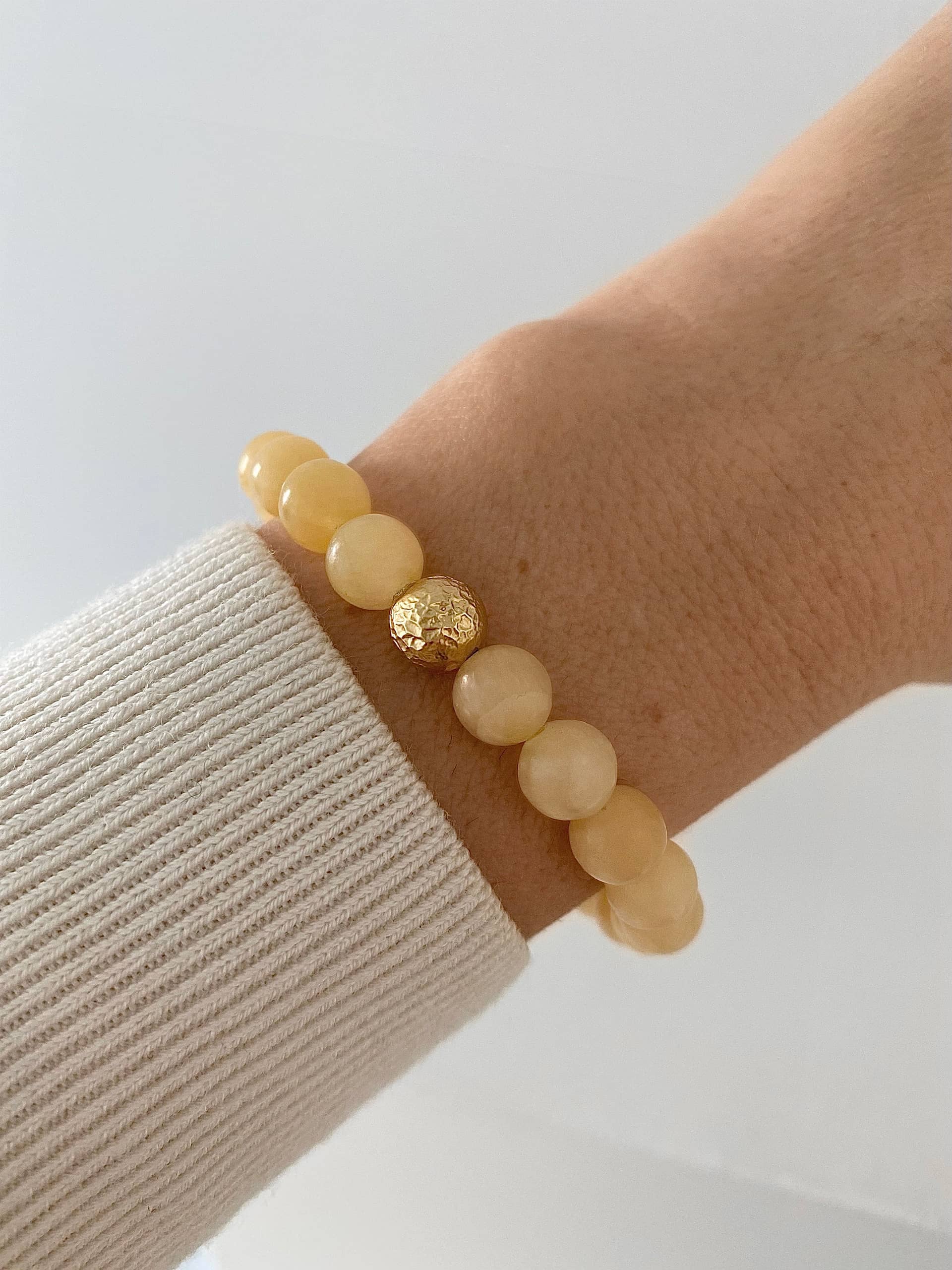 Honey Calcite Bracelet made by Eva Remenyi