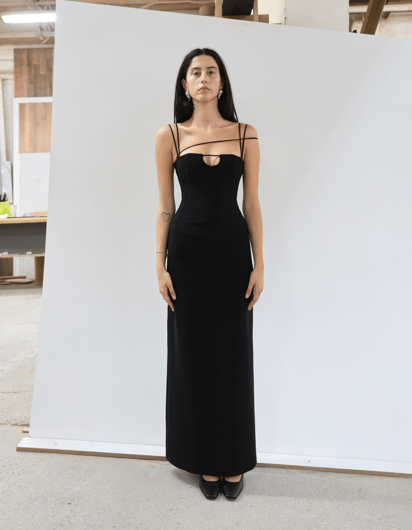 STATUE - Black Evening Dress made by MAET