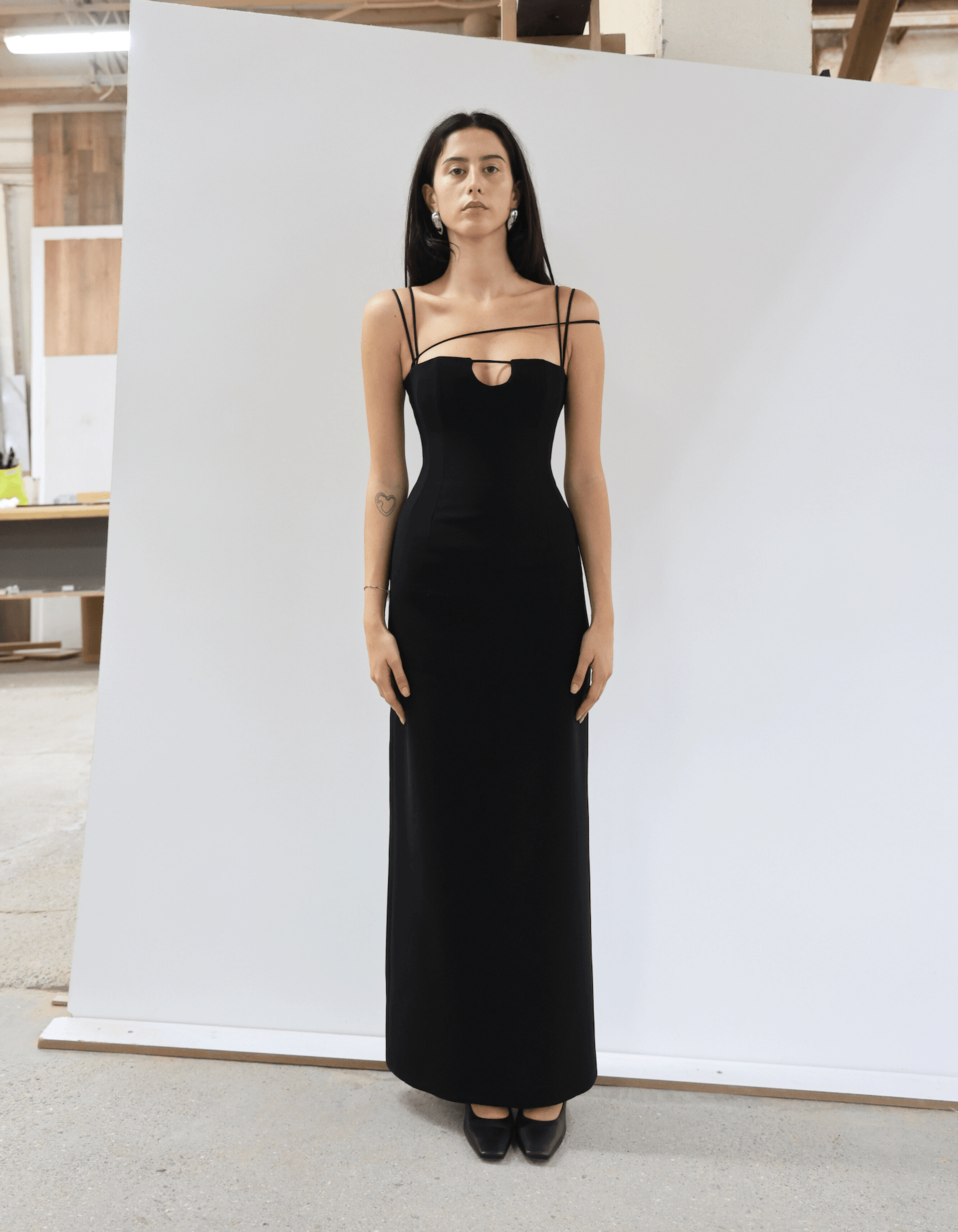 STATUE - Black Evening Dress made by MAET