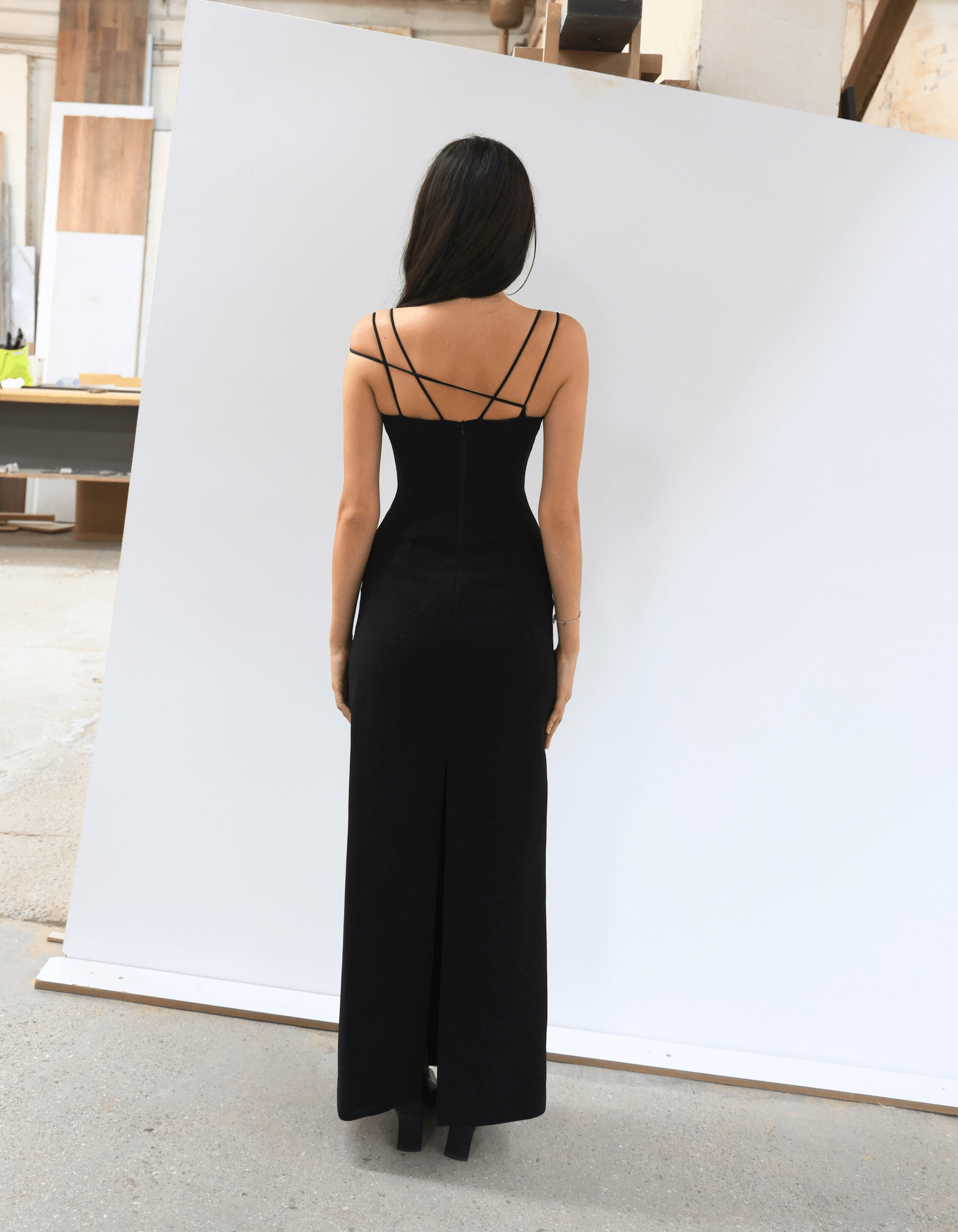 STATUE - Black Evening Dress made by MAET