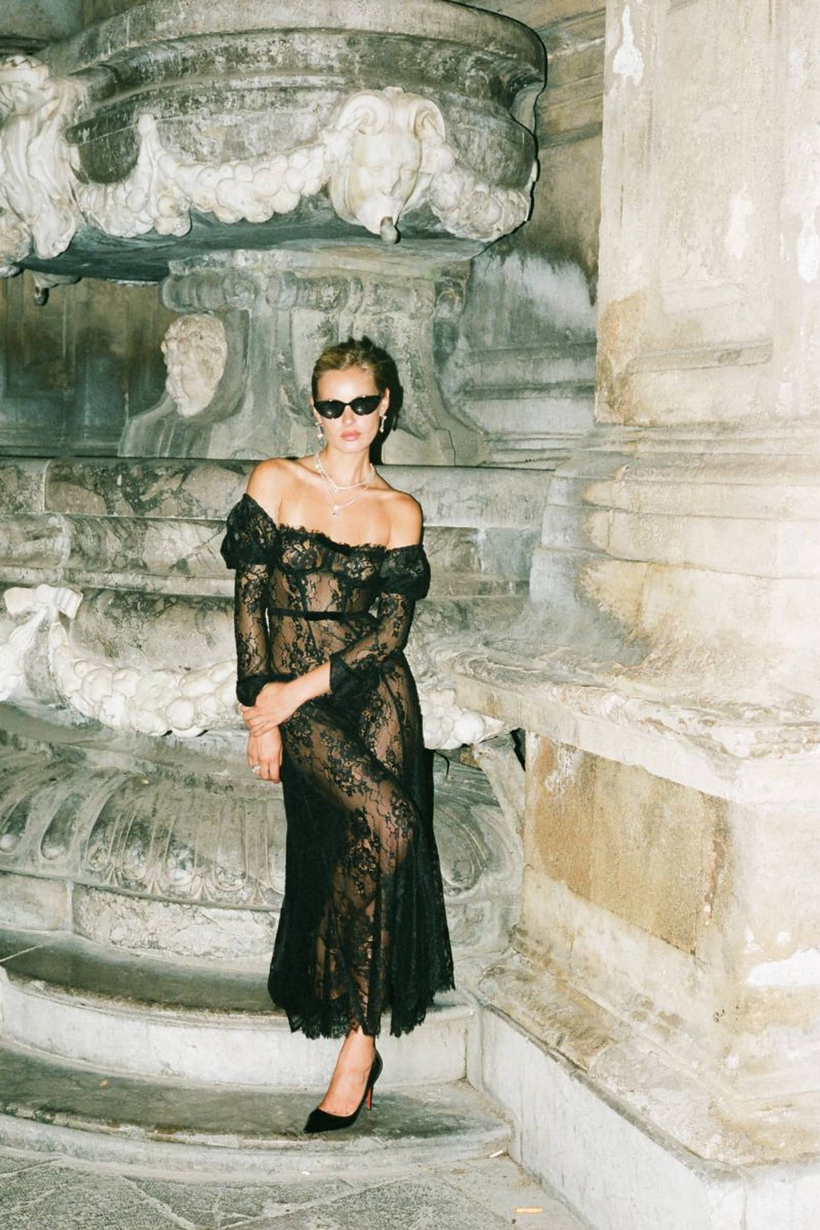 Yvonne Lace Dress made by Nana Jacqueline