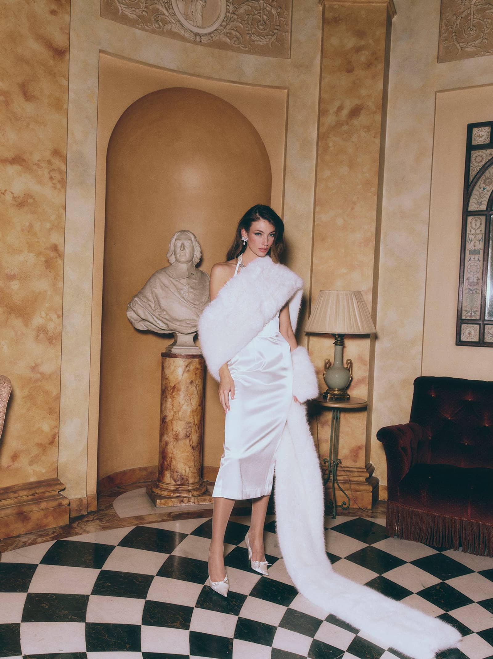 Serena Dress (White) made by Nana Jacqueline