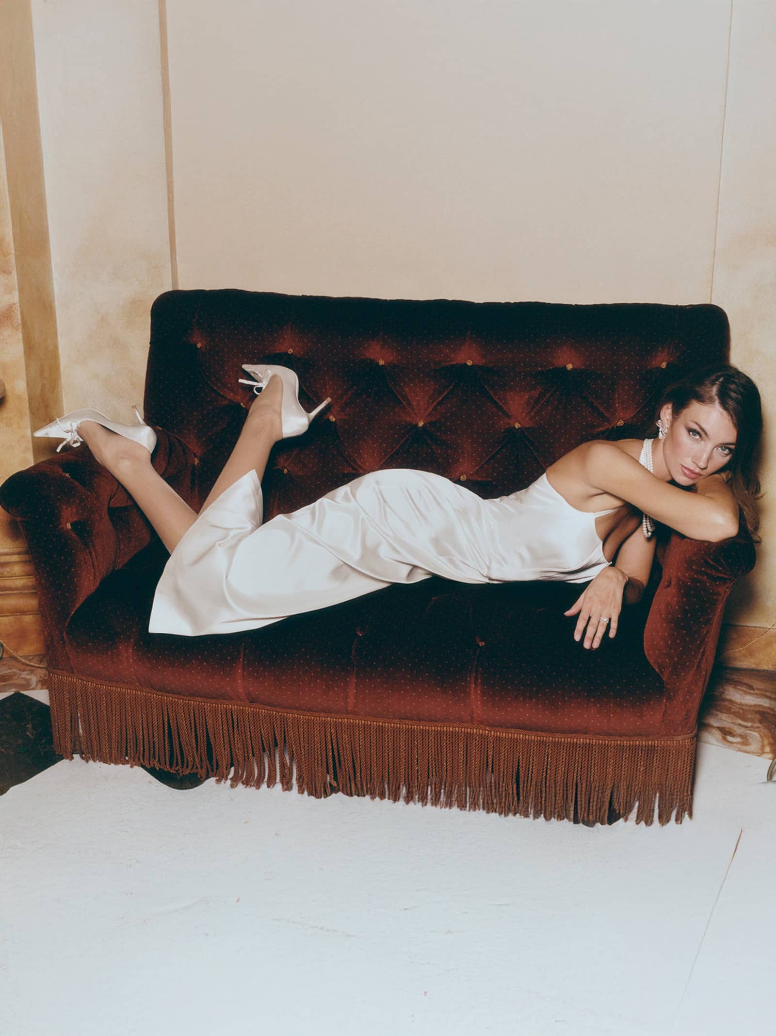 Serena Dress (White) made by Nana Jacqueline