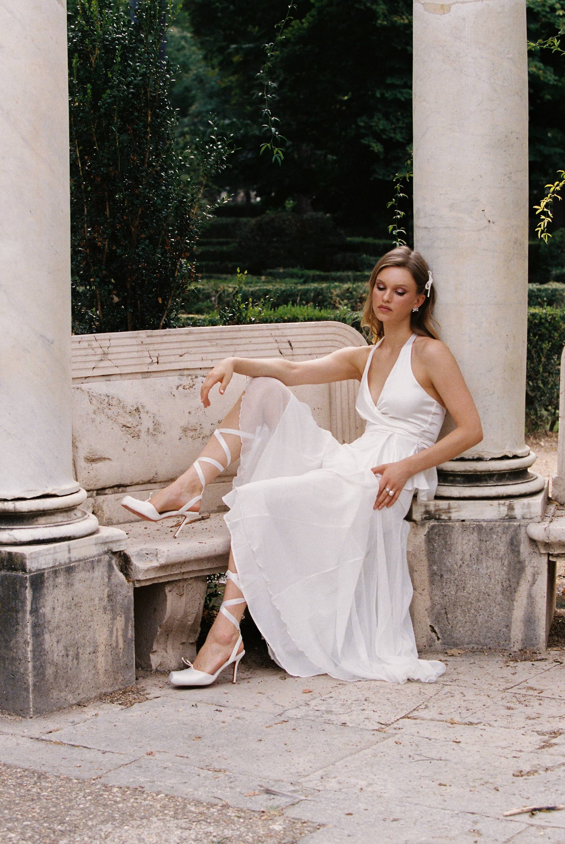 Valencia Skirt (White) made by Nana Jacqueline