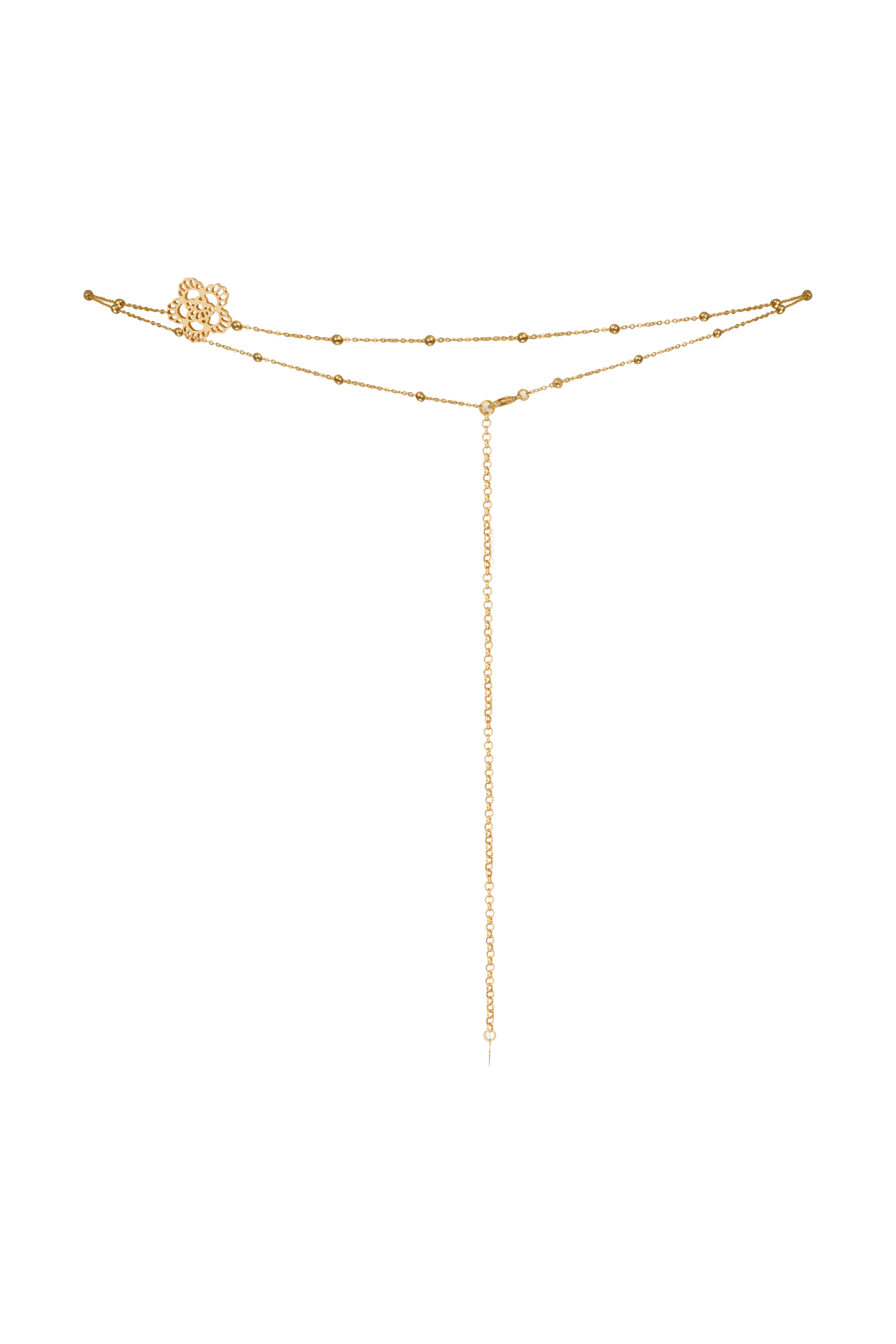 Floral Iconic Mini Waist Chain made by Declara