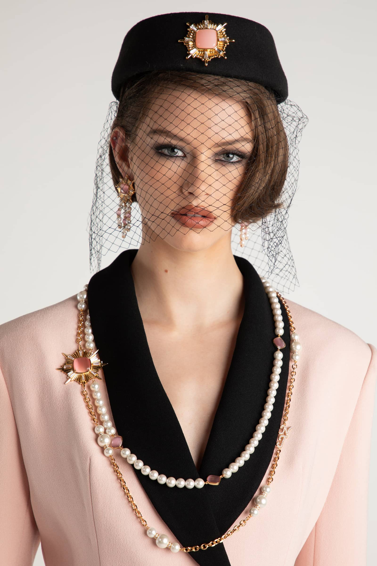 Brooke Suit Jacket (Pink) in Pink made by Nana Jacqueline