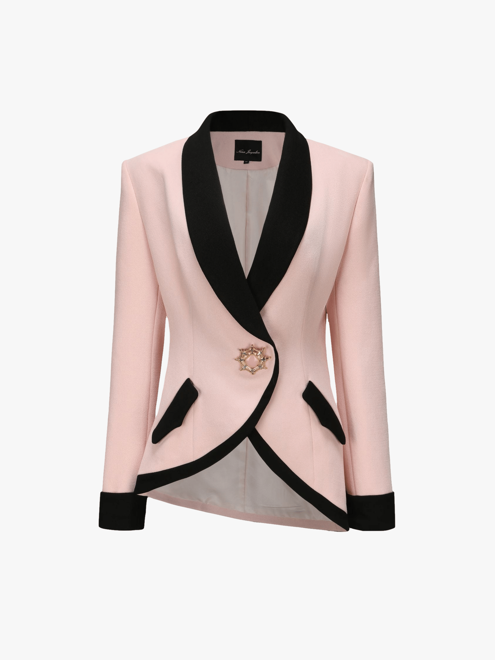 Brooke Suit Jacket (Pink) in Pink made by Nana Jacqueline