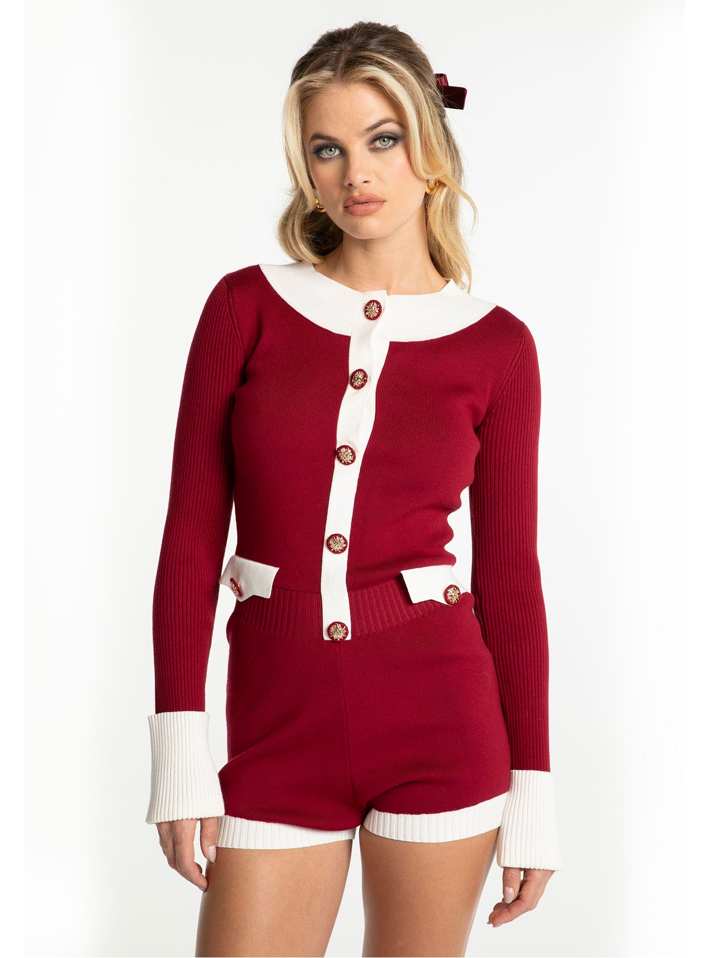 Francesca Jumpsuit (Red) made by Nana Jacqueline