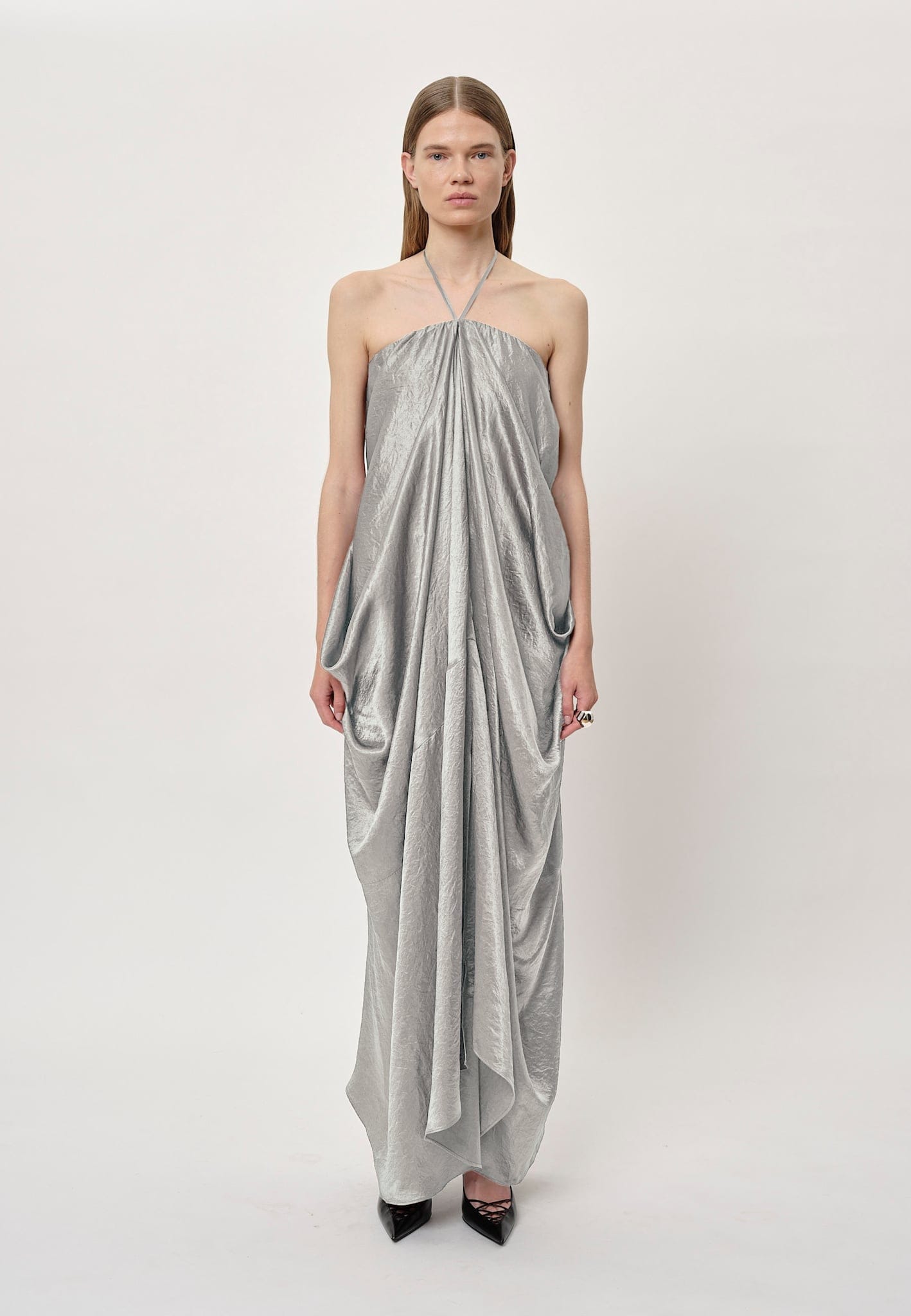 Annika Dress - Pearl Grey made by HERSKIND