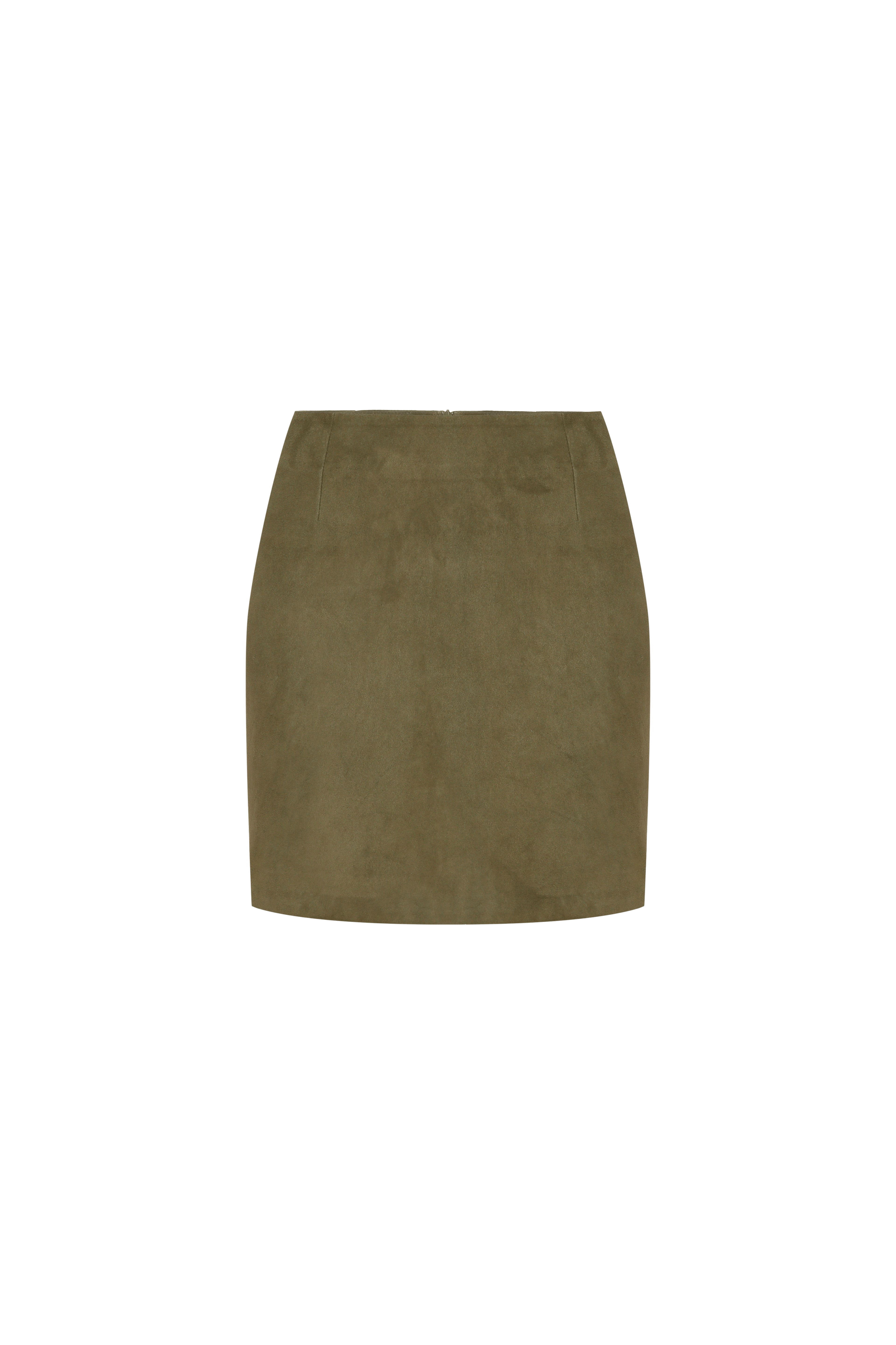 A-line suede mini skirt made by A.M.G
