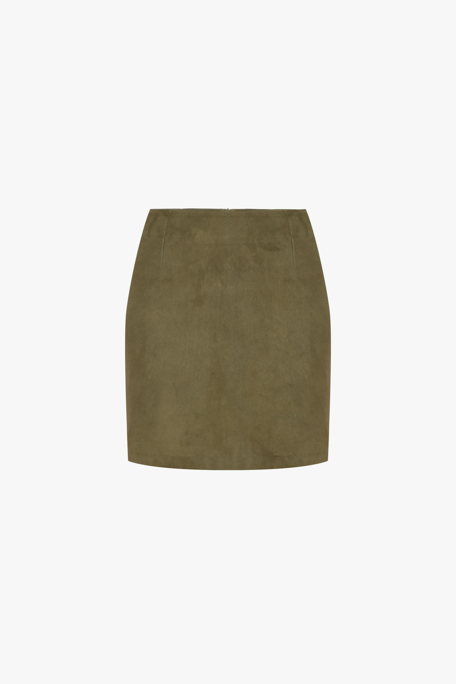 A-line suede mini skirt made by A.M.G