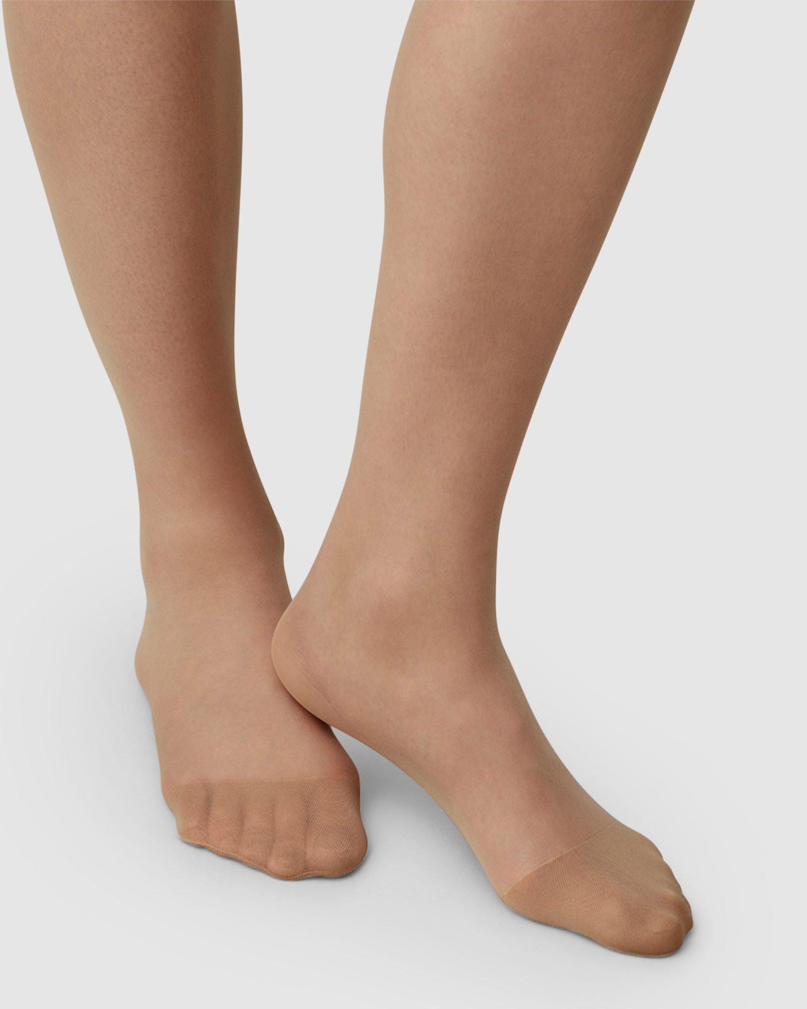 Malva Ladder Resistant Tights in Beige made by Swedish Stockings