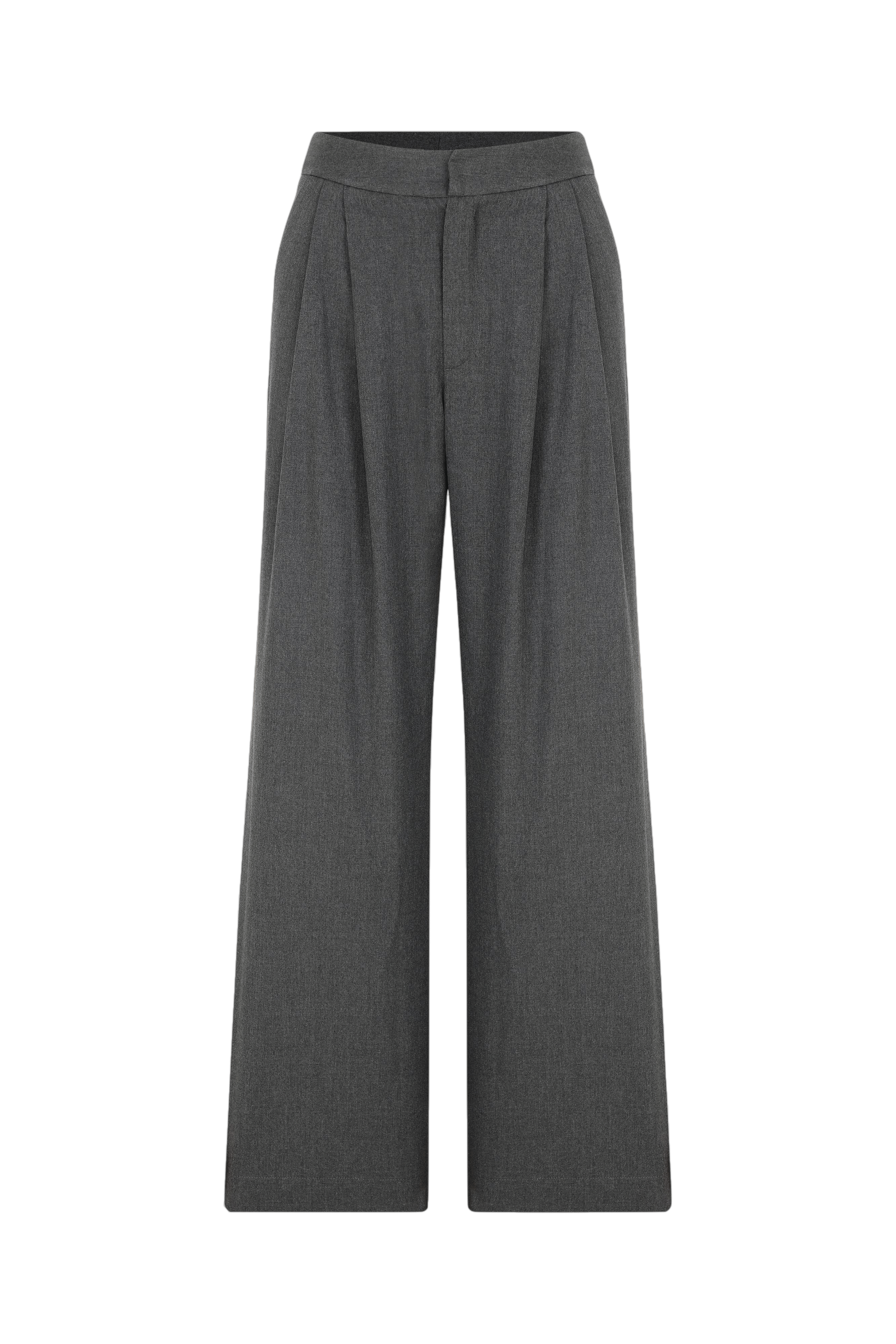 Tina Trousers in Grey in Grey made by Nazli Ceren