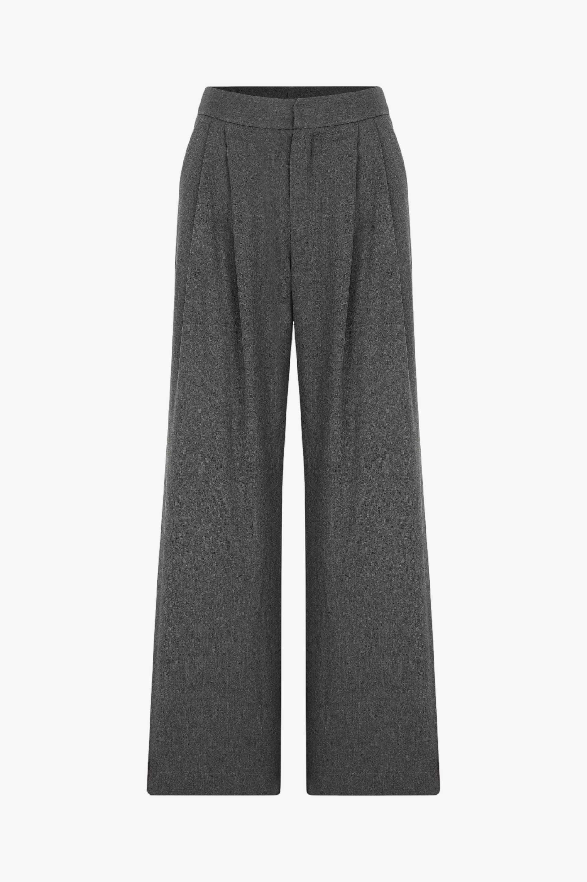 Tina Trousers in Grey in Grey made by Nazli Ceren