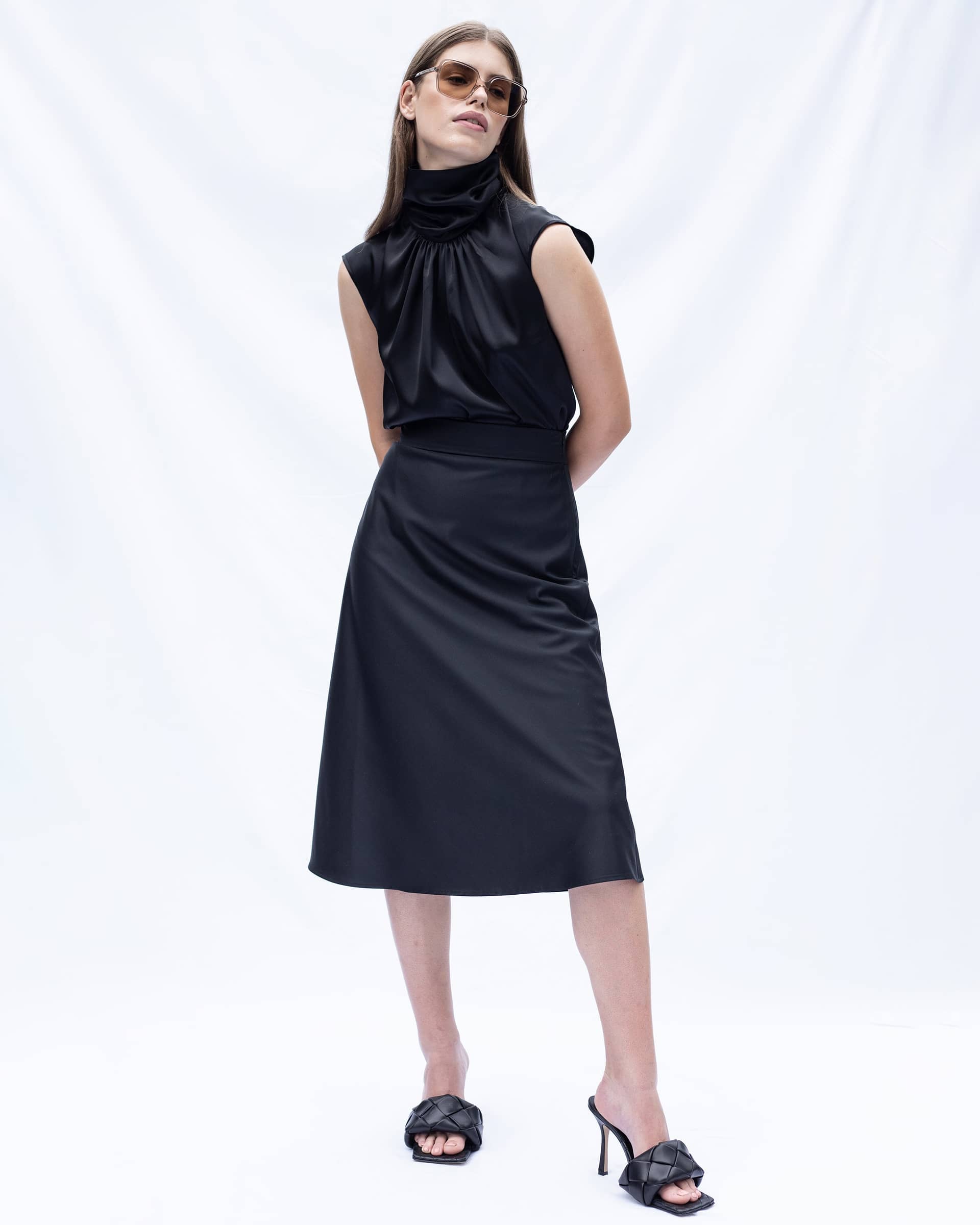 Turtleneck Top Jennifer Black made by Vesna W