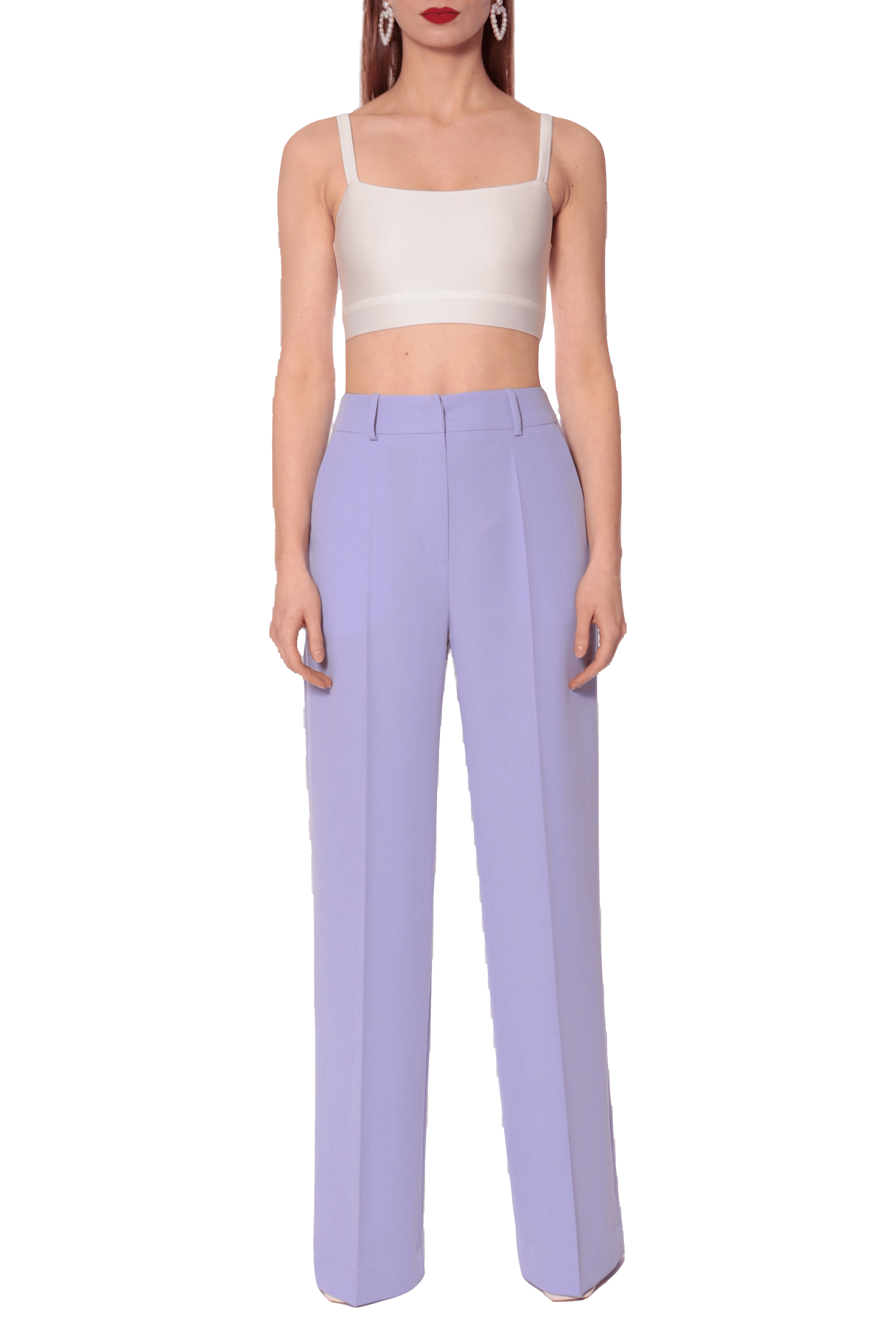 Pants Suzie Lavender in Purple made by HALEWSKI