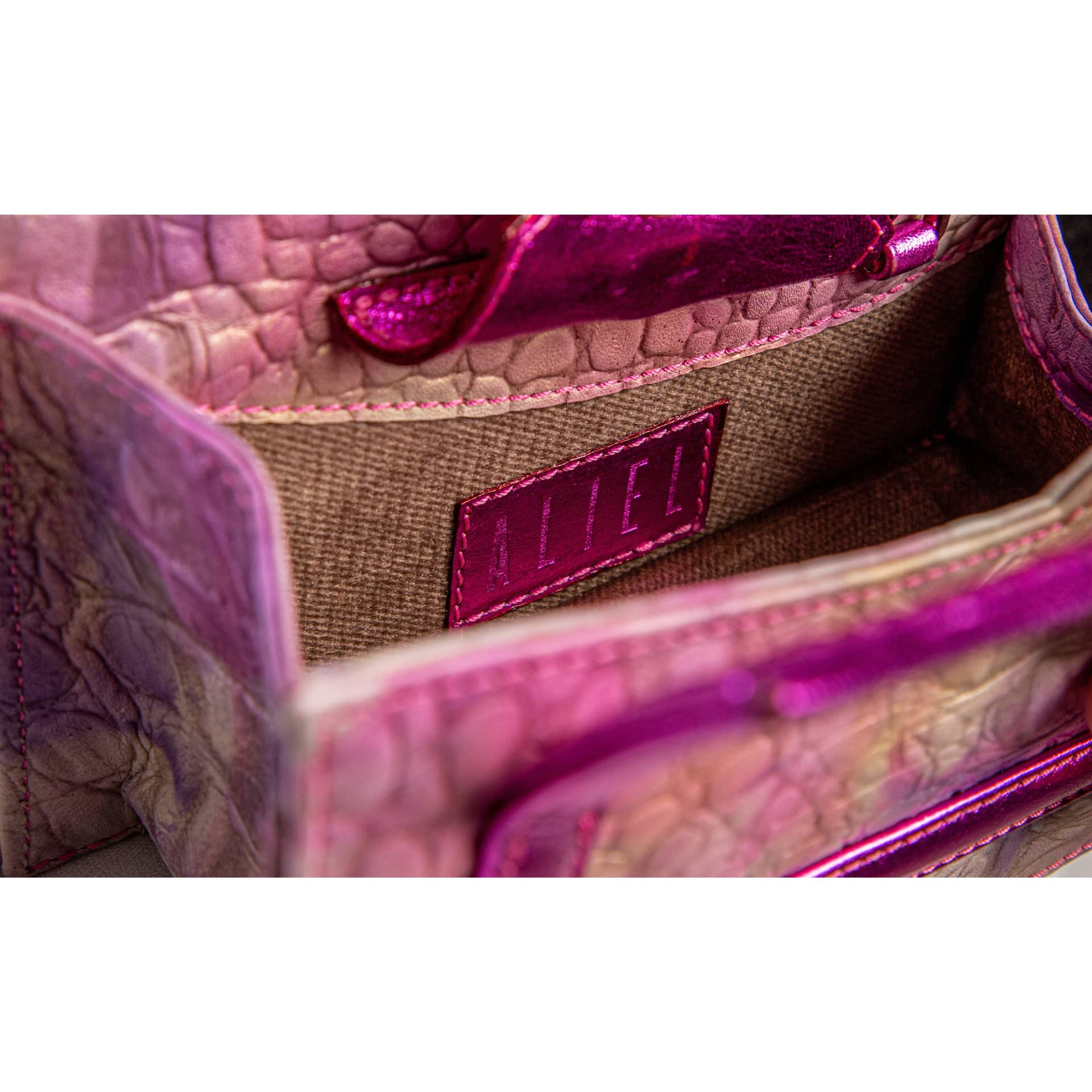 Jari'aa - Rose - Square Top Handle Bag made by ALIEL