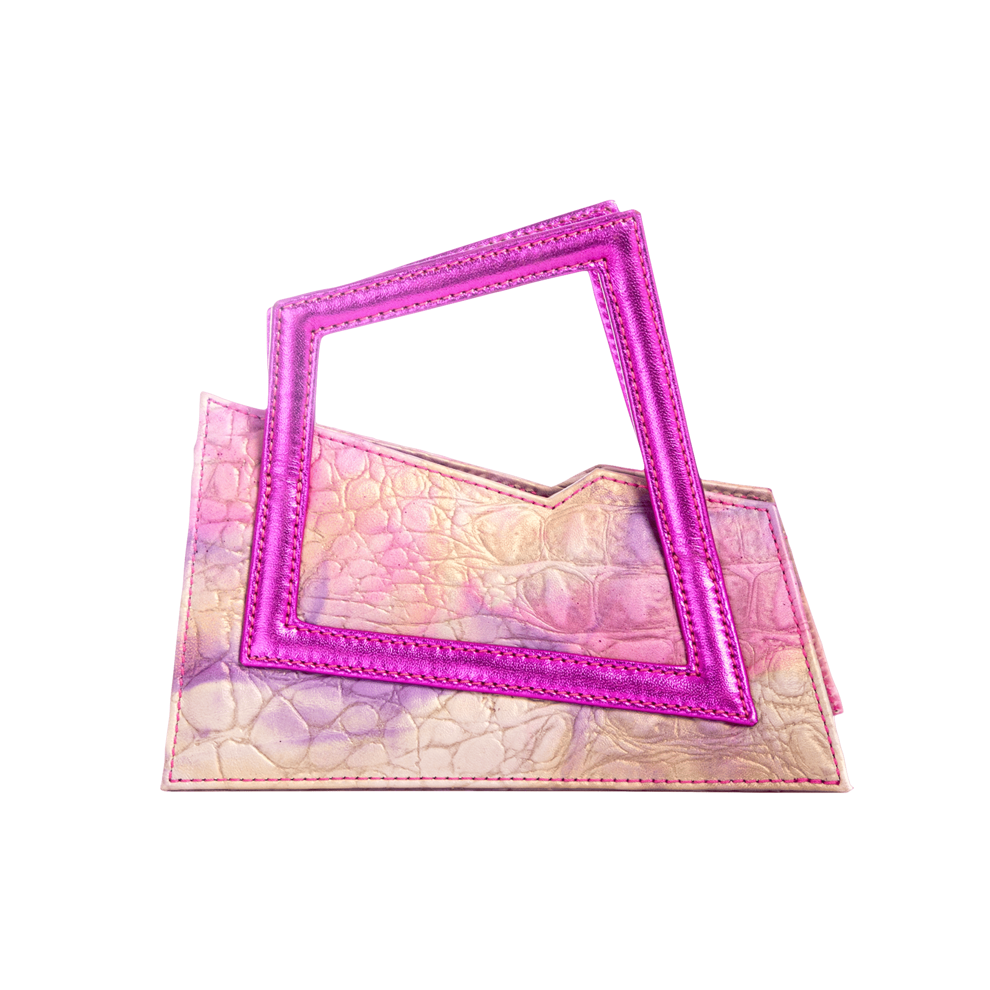 Jari'aa - Rose - Square Top Handle Bag made by ALIEL