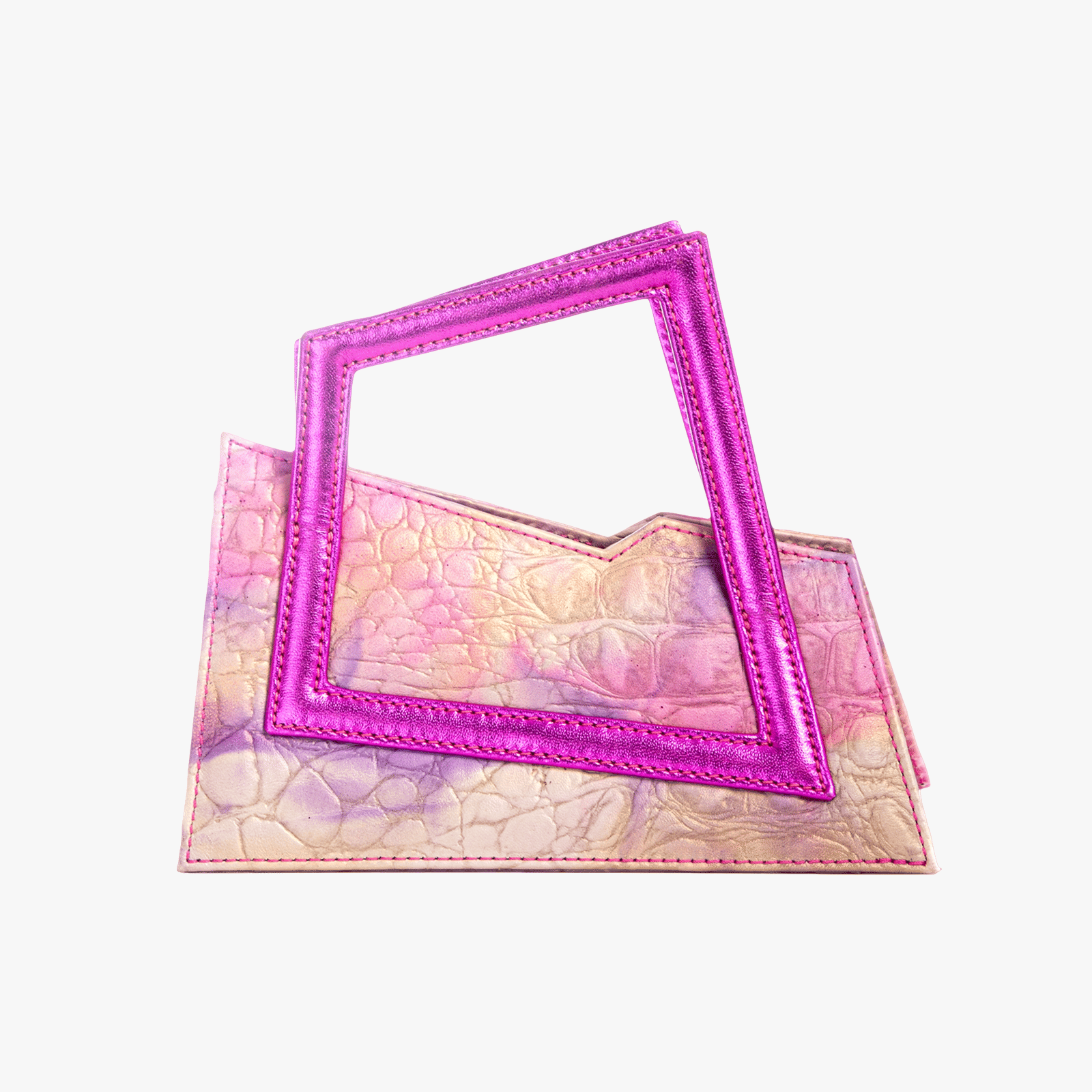 Jari'aa - Rose - Square Top Handle Bag made by ALIEL