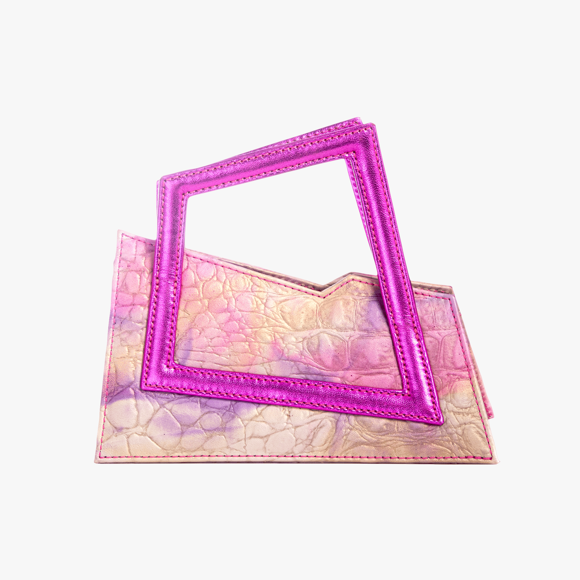 Jari'aa - Rose - Square Top Handle Bag made by ALIEL