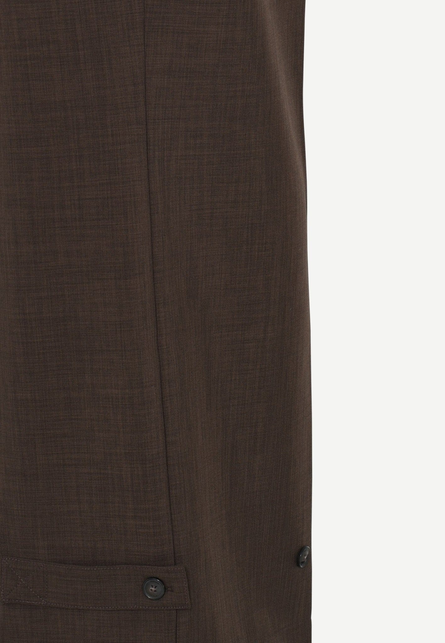 Logan Pants - Dark Chocolate in Brown made by HERSKIND