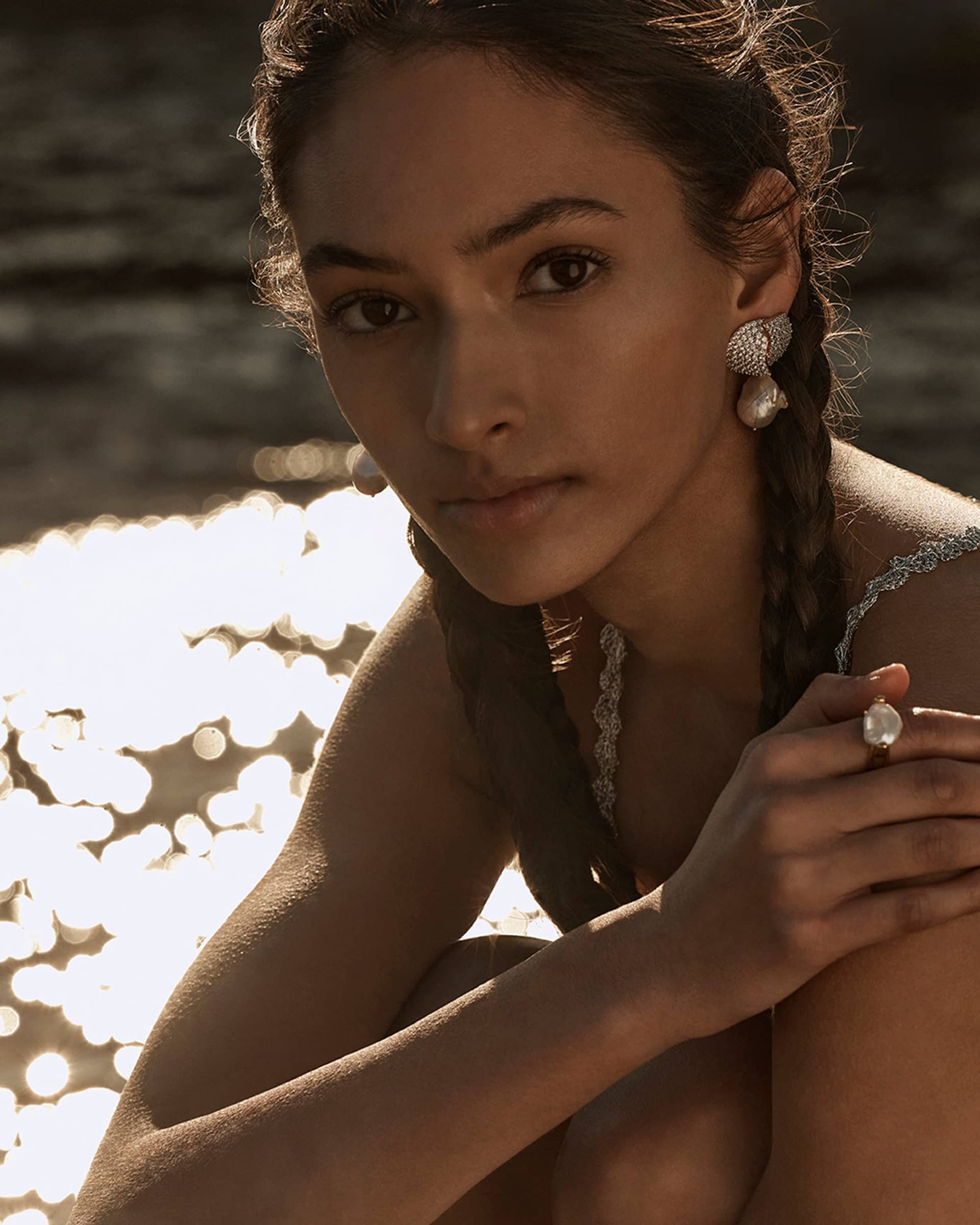 Dalila Earrings made by Amber Sceats