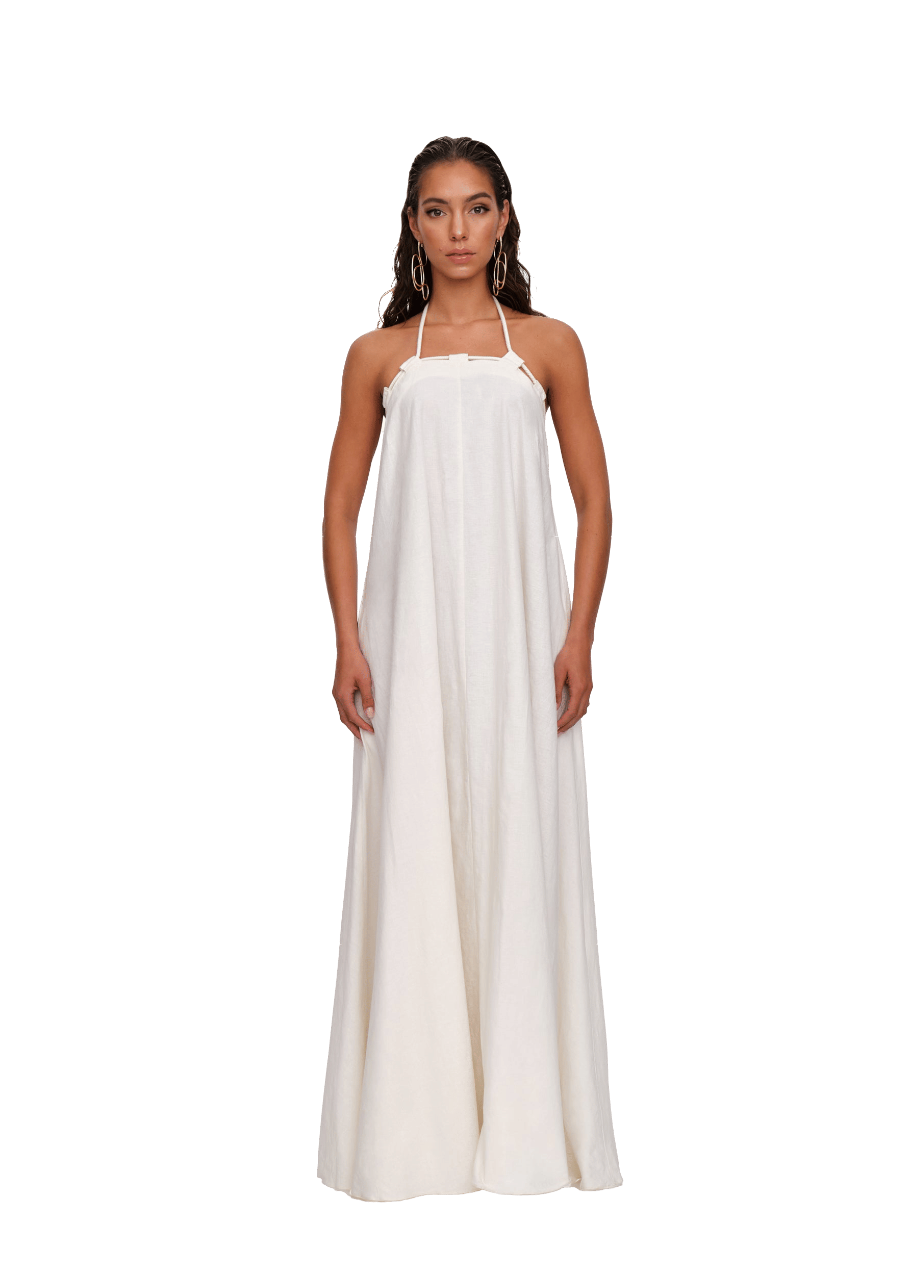 ESSI MAXI DRESS - LIMESTONE made by Andrea Iyamah