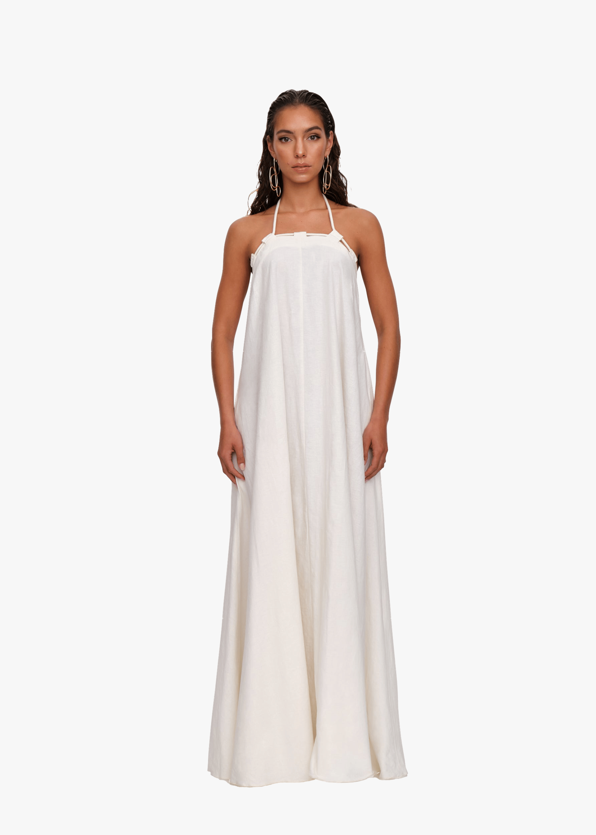 ESSI MAXI DRESS - LIMESTONE made by Andrea Iyamah