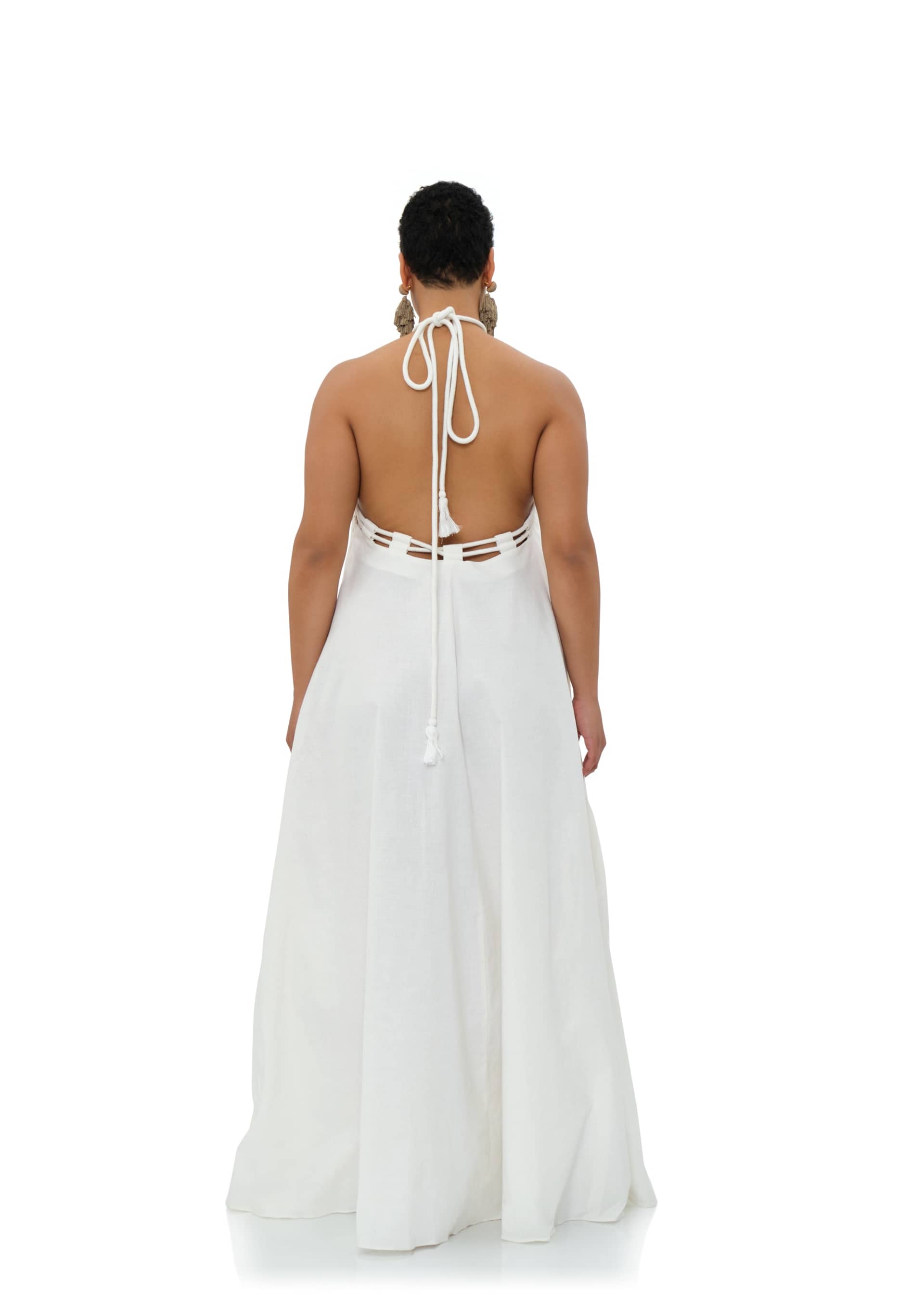 ESSI MAXI DRESS - LIMESTONE made by Andrea Iyamah